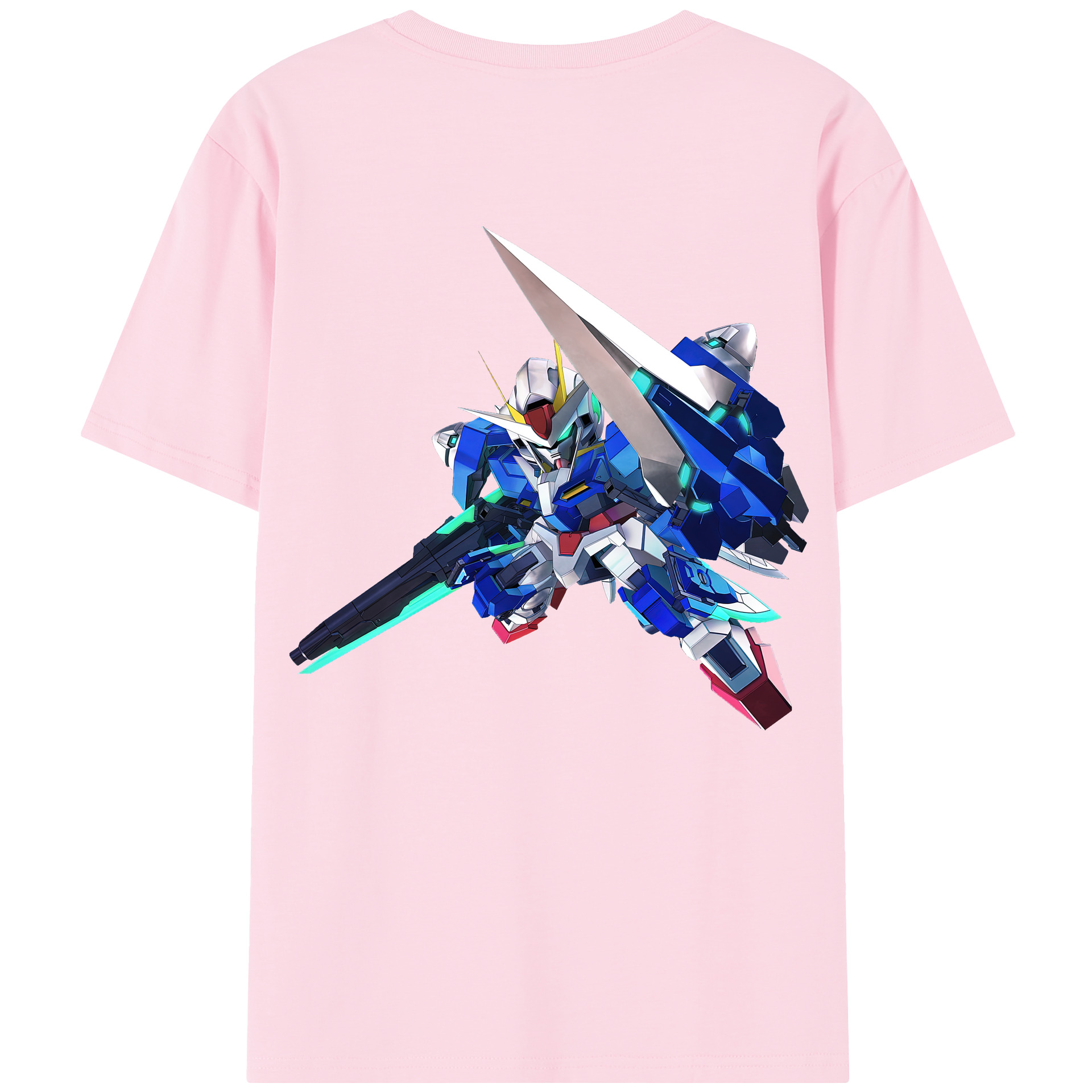 （画像用） 機動戦士ガンダム Mobile Suit Gundam 綿100％半袖Tシャツ（背面プリント）