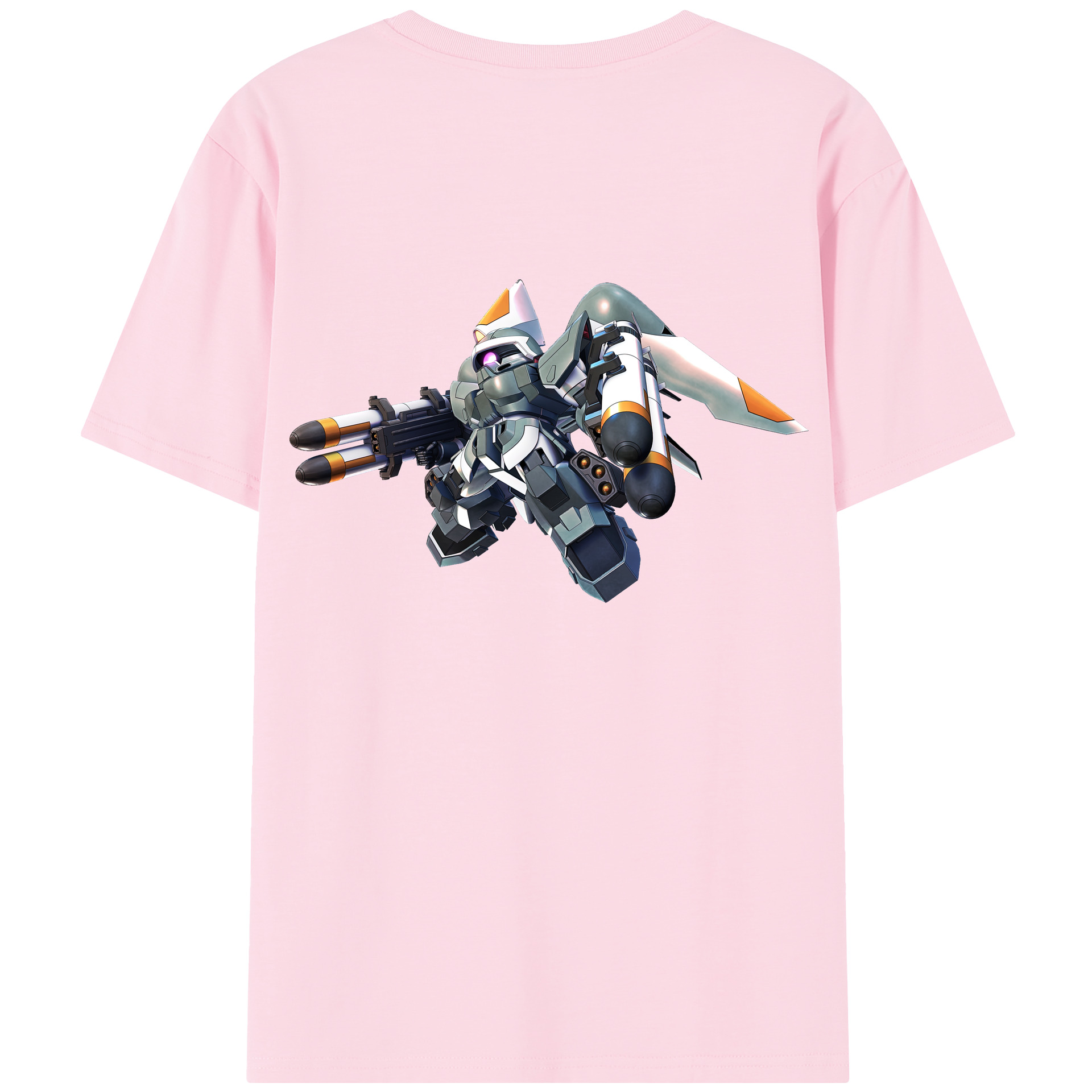 （画像用） 機動戦士ガンダム Mobile Suit Gundam 綿100％半袖Tシャツ（背面プリント）