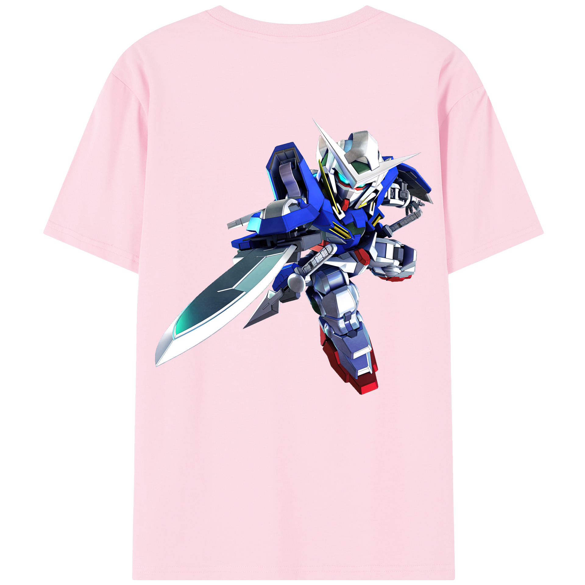 （画像用） 機動戦士ガンダム Mobile Suit Gundam 綿100％半袖Tシャツ（背面プリント）