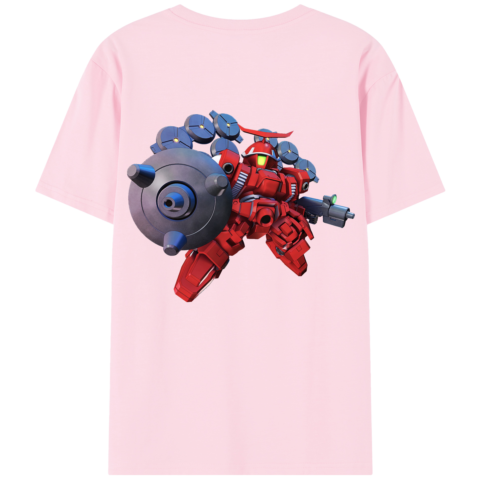 （画像用） 機動戦士ガンダム Mobile Suit Gundam 綿100％半袖Tシャツ（背面プリント）
