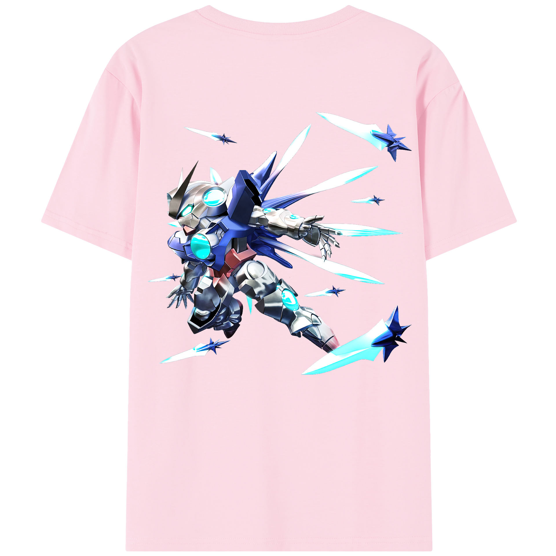 （画像用） 機動戦士ガンダム Mobile Suit Gundam 綿100％半袖Tシャツ（背面プリント）