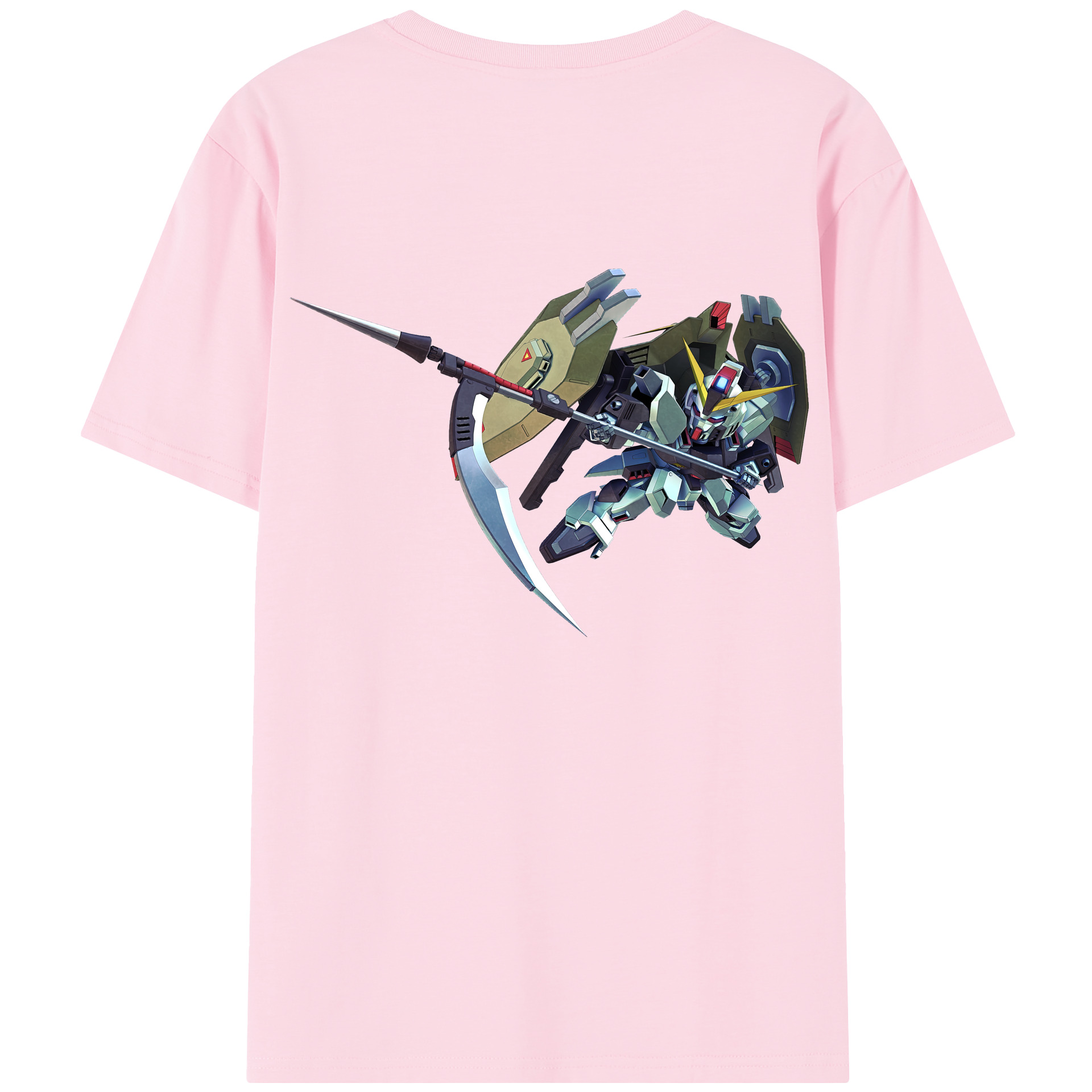 （画像用） 機動戦士ガンダム Mobile Suit Gundam 綿100％半袖Tシャツ（背面プリント）