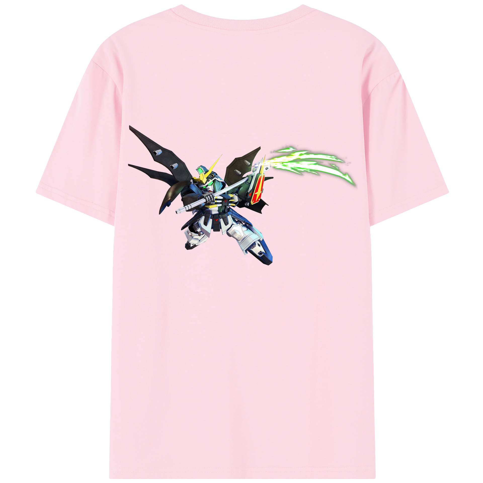 （画像用） 機動戦士ガンダム Mobile Suit Gundam 綿100％半袖Tシャツ（背面プリント）