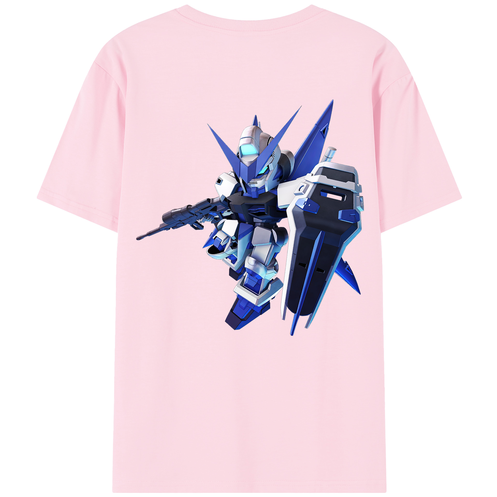 （画像用） 機動戦士ガンダム Mobile Suit Gundam 綿100％半袖Tシャツ（背面プリント）