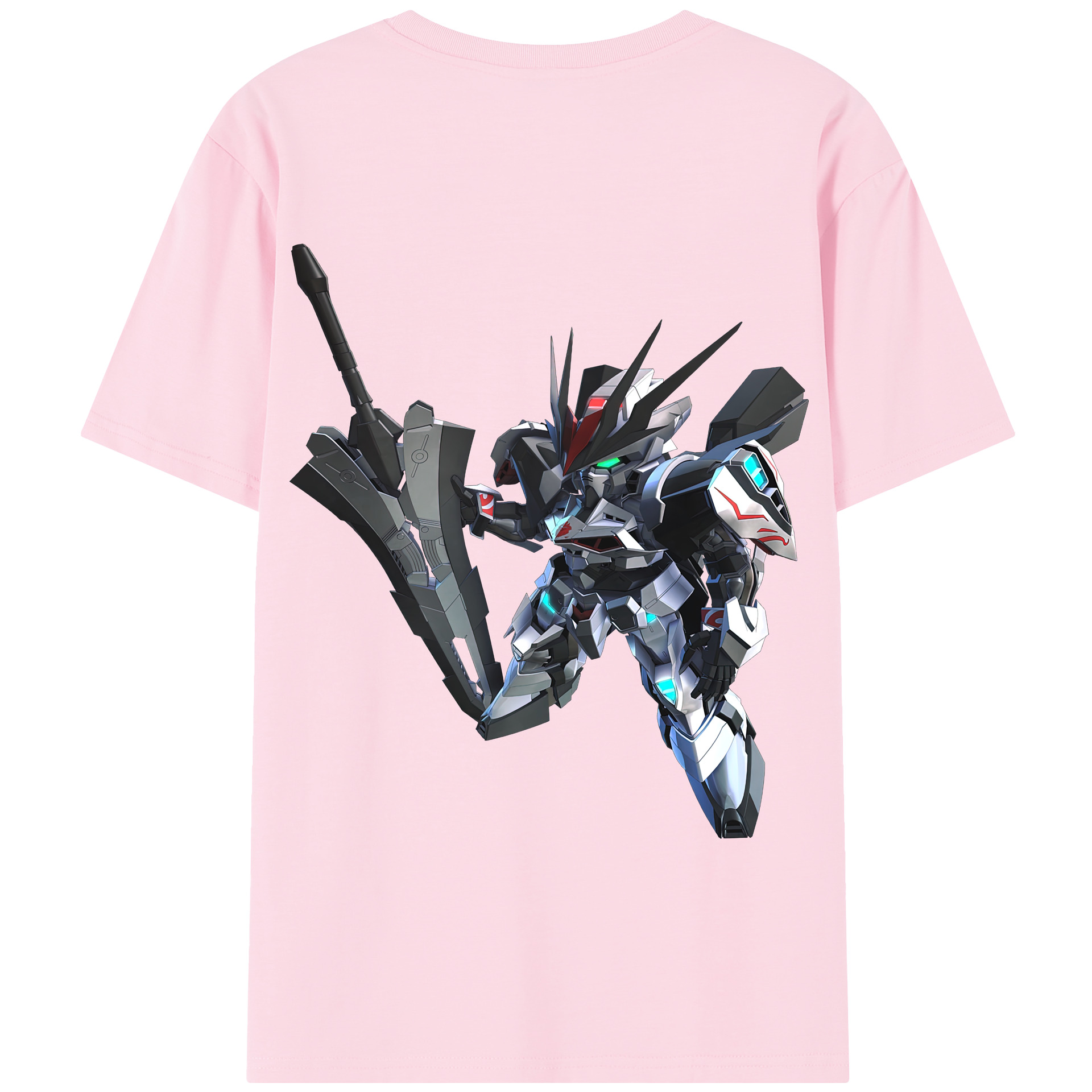 （画像用） 機動戦士ガンダム Mobile Suit Gundam 綿100％半袖Tシャツ（背面プリント）