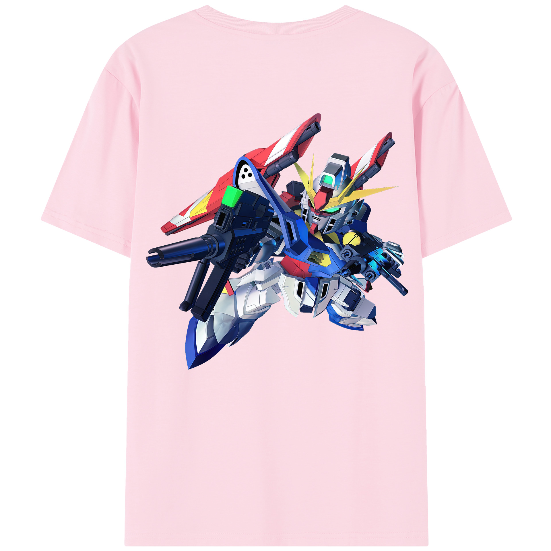 （画像用） 機動戦士ガンダム Mobile Suit Gundam 綿100％半袖Tシャツ（背面プリント）