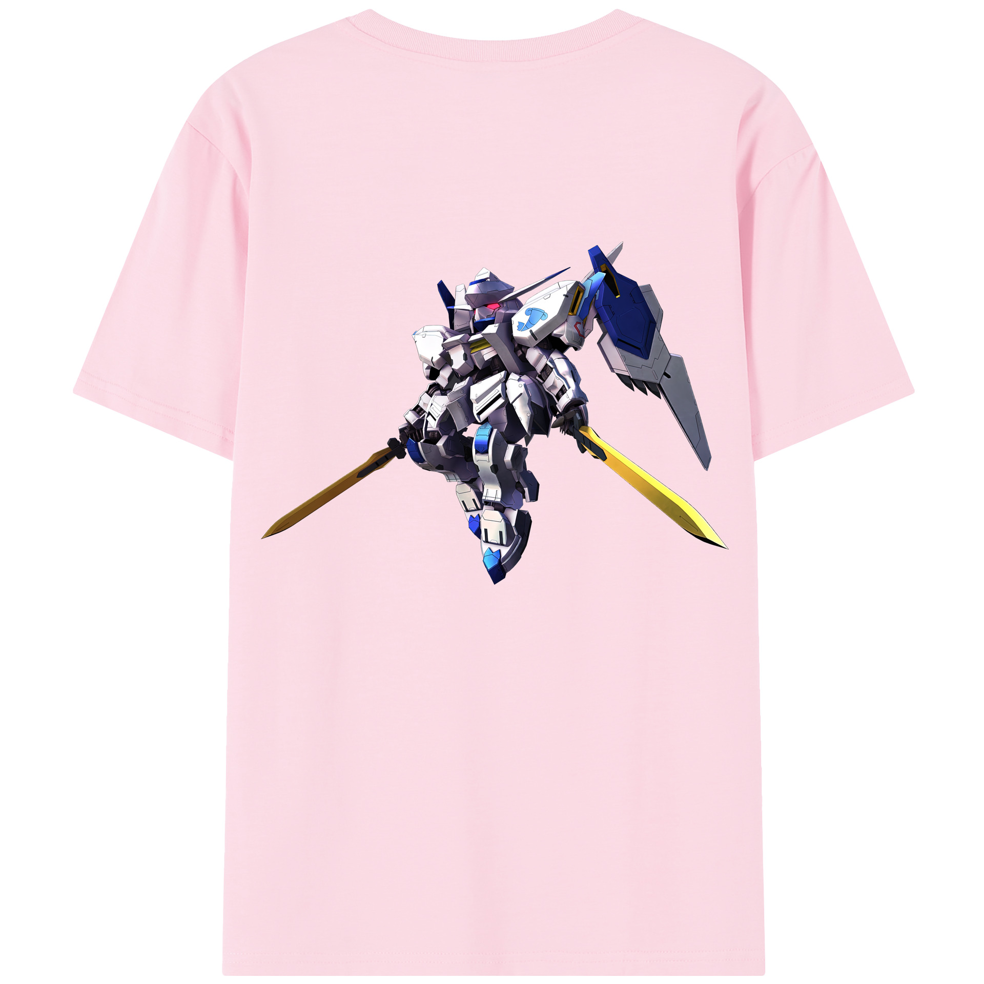 （画像用） 機動戦士ガンダム Mobile Suit Gundam 綿100％半袖Tシャツ（背面プリント）