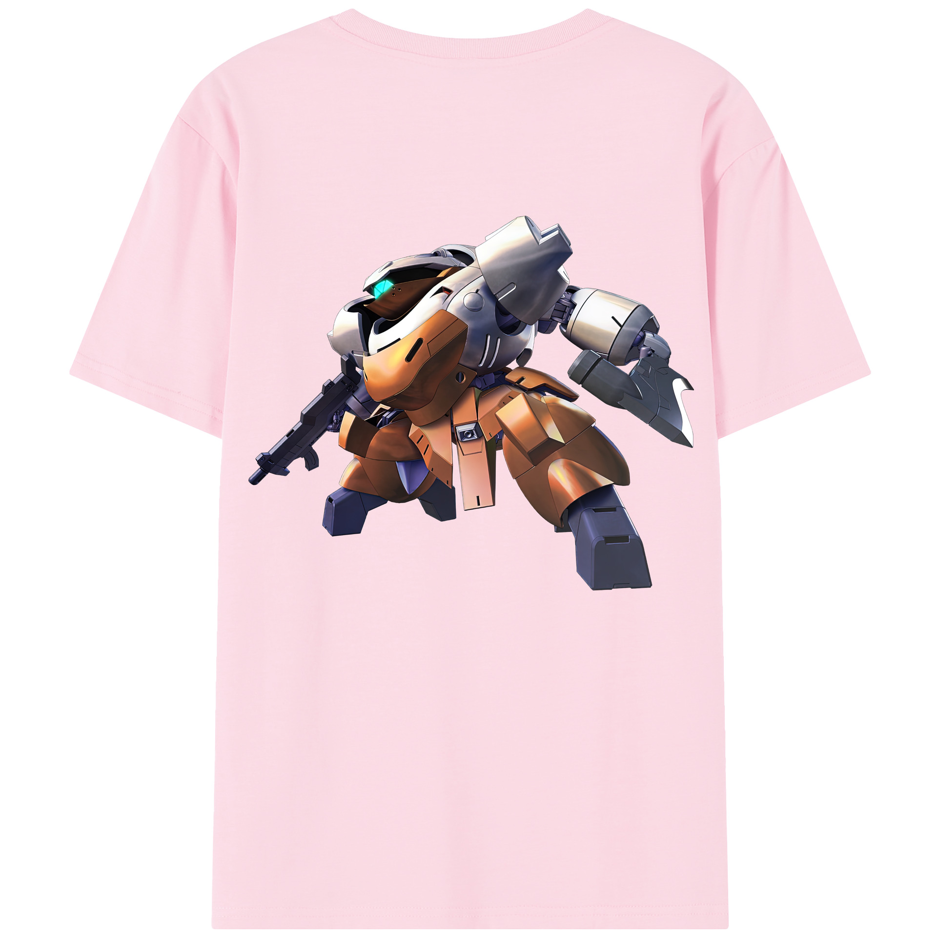 （画像用） 機動戦士ガンダム Mobile Suit Gundam 綿100％半袖Tシャツ（背面プリント）