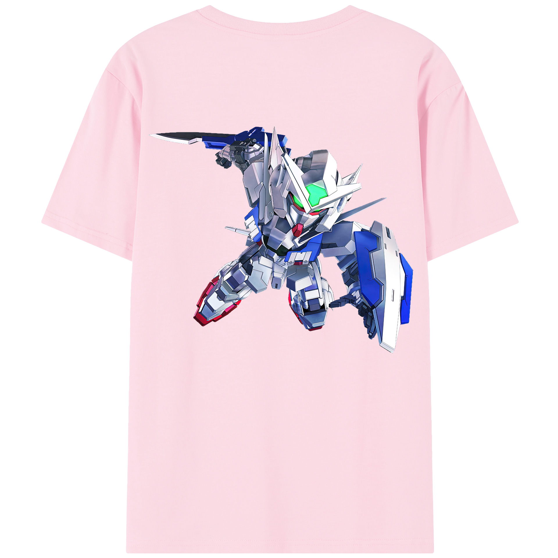 （画像用） 機動戦士ガンダム Mobile Suit Gundam 綿100％半袖Tシャツ（背面プリント）