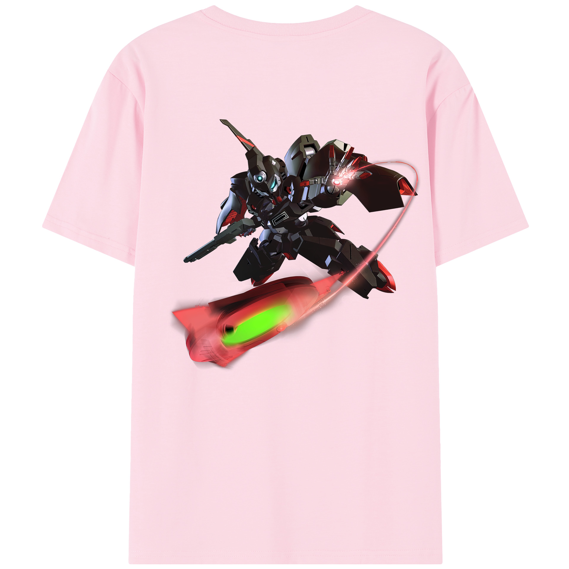 （画像用） 機動戦士ガンダム Mobile Suit Gundam 綿100％半袖Tシャツ（背面プリント）
