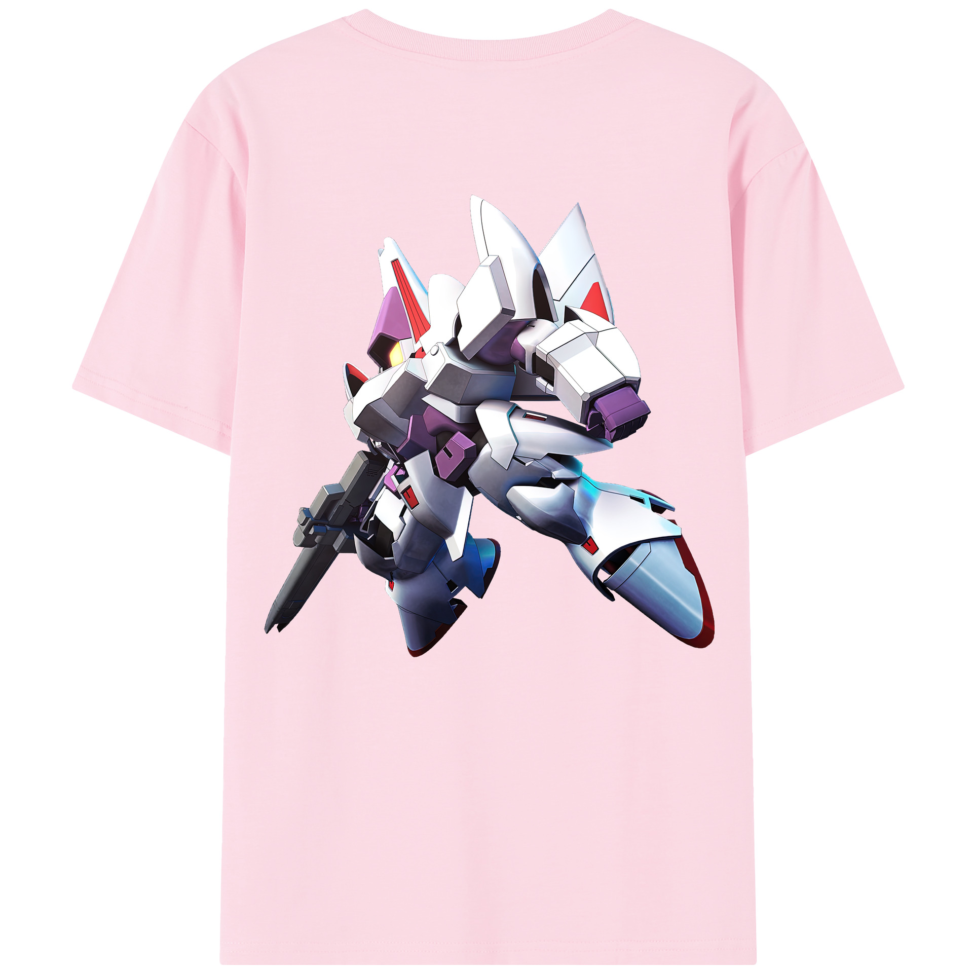 （画像用） 機動戦士ガンダム Mobile Suit Gundam 綿100％半袖Tシャツ（背面プリント）