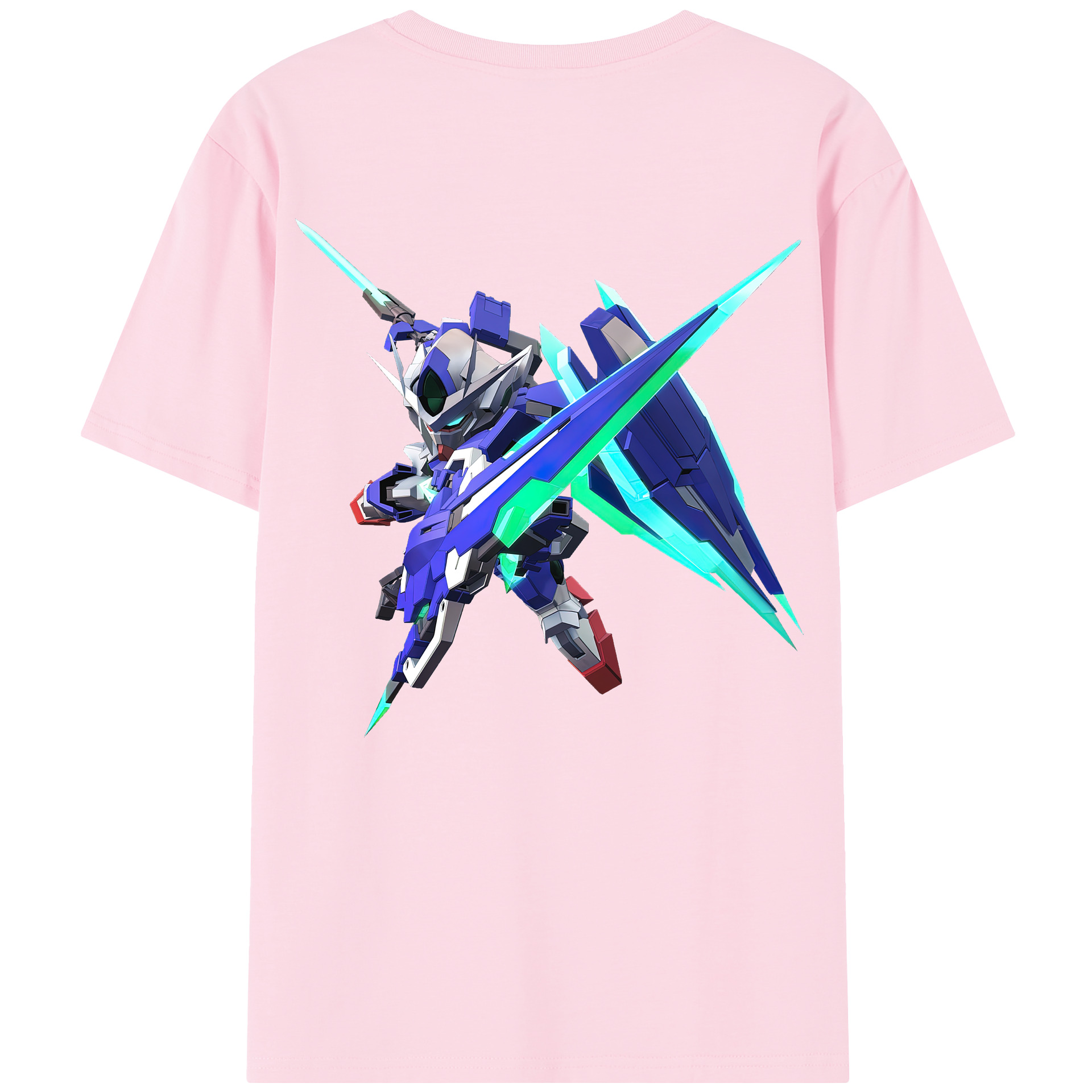 （画像用） 機動戦士ガンダム Mobile Suit Gundam 綿100％半袖Tシャツ（背面プリント）