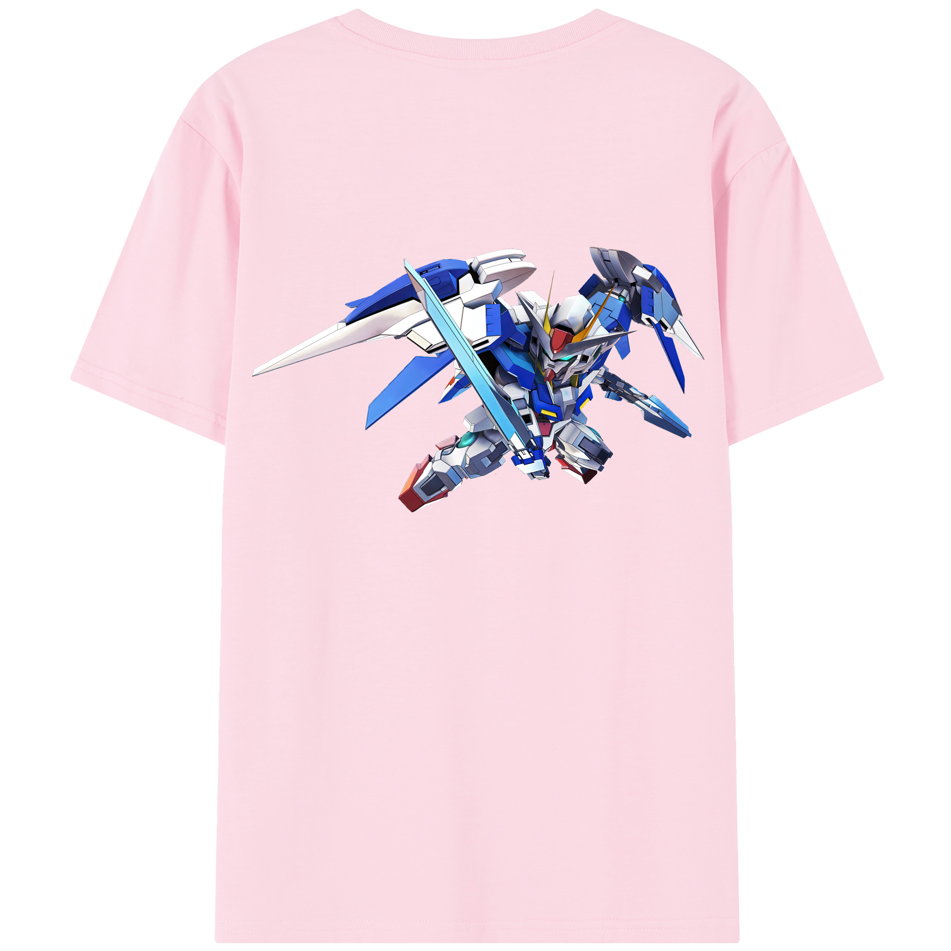 （画像用） 機動戦士ガンダム Mobile Suit Gundam 綿100％半袖Tシャツ（背面プリント）