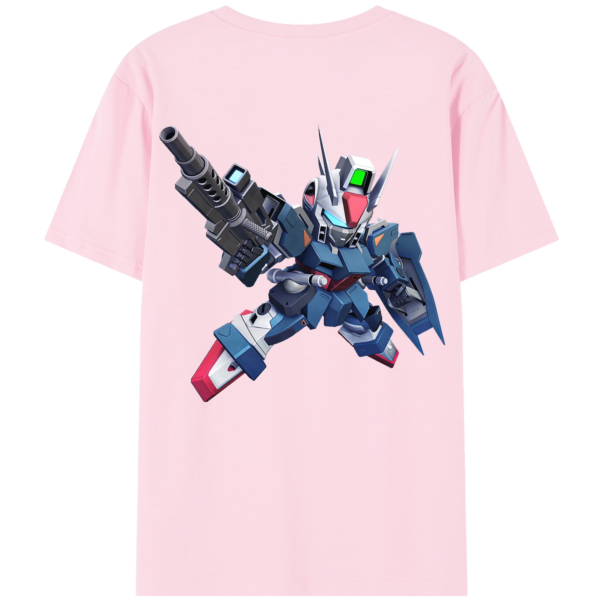 （画像用） 機動戦士ガンダム Mobile Suit Gundam 綿100％半袖Tシャツ（背面プリント）