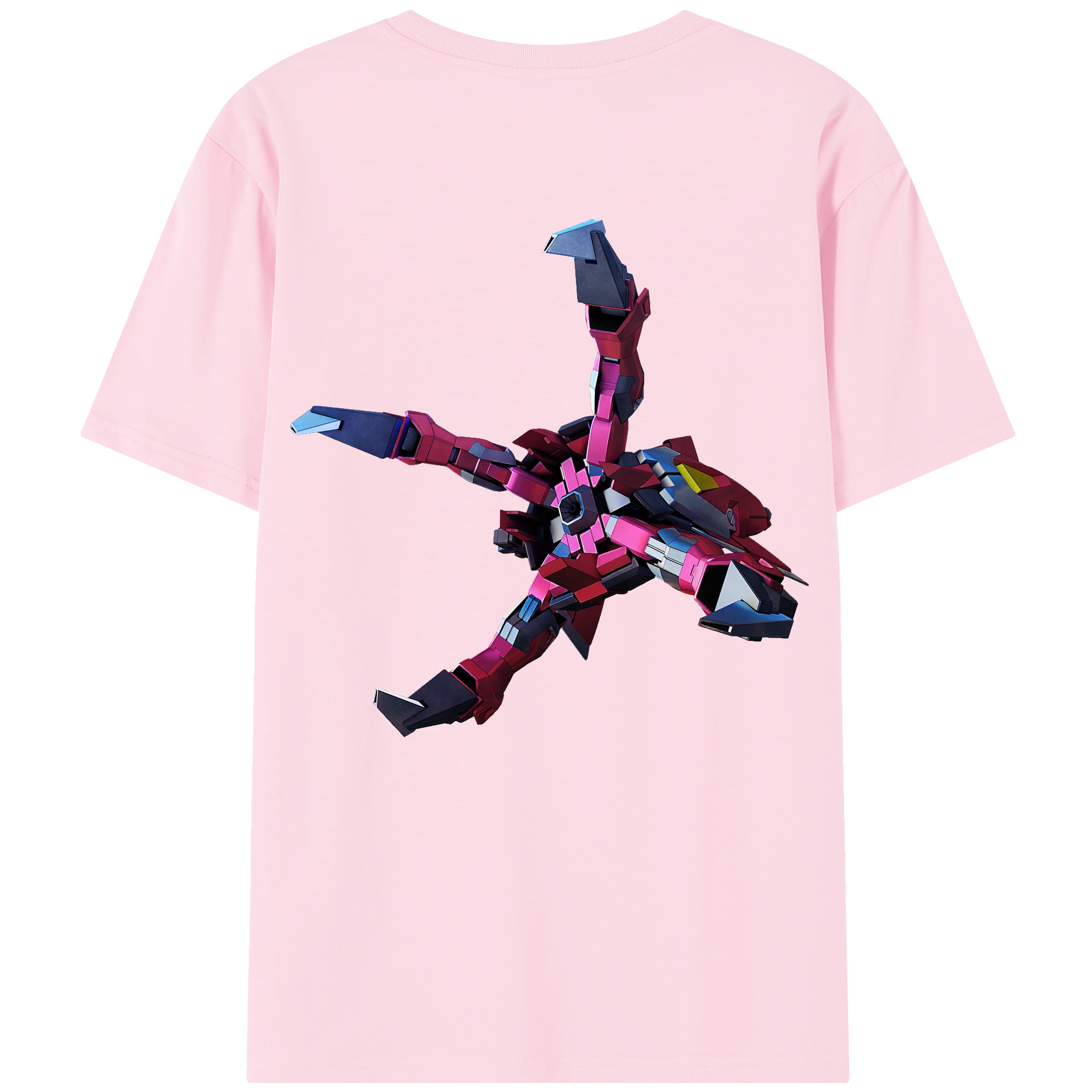 （画像用） 機動戦士ガンダム Mobile Suit Gundam 綿100％半袖Tシャツ（背面プリント）