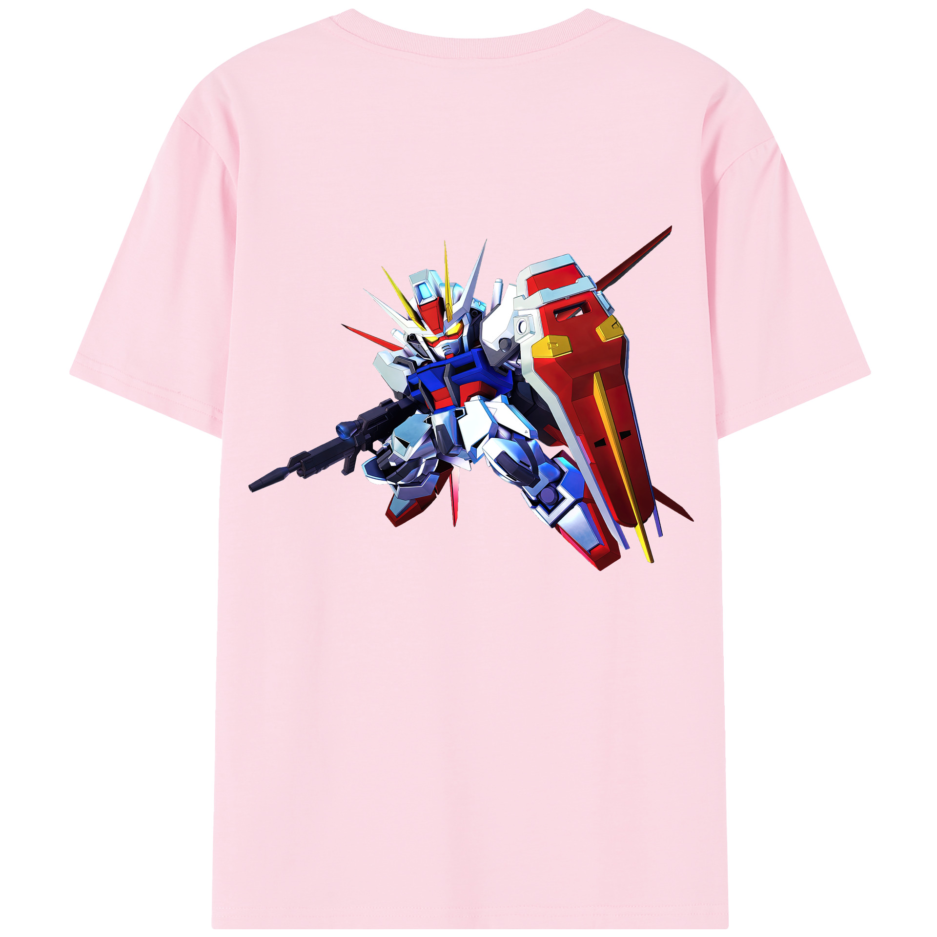 （画像用） 機動戦士ガンダム Mobile Suit Gundam 綿100％半袖Tシャツ（背面プリント）