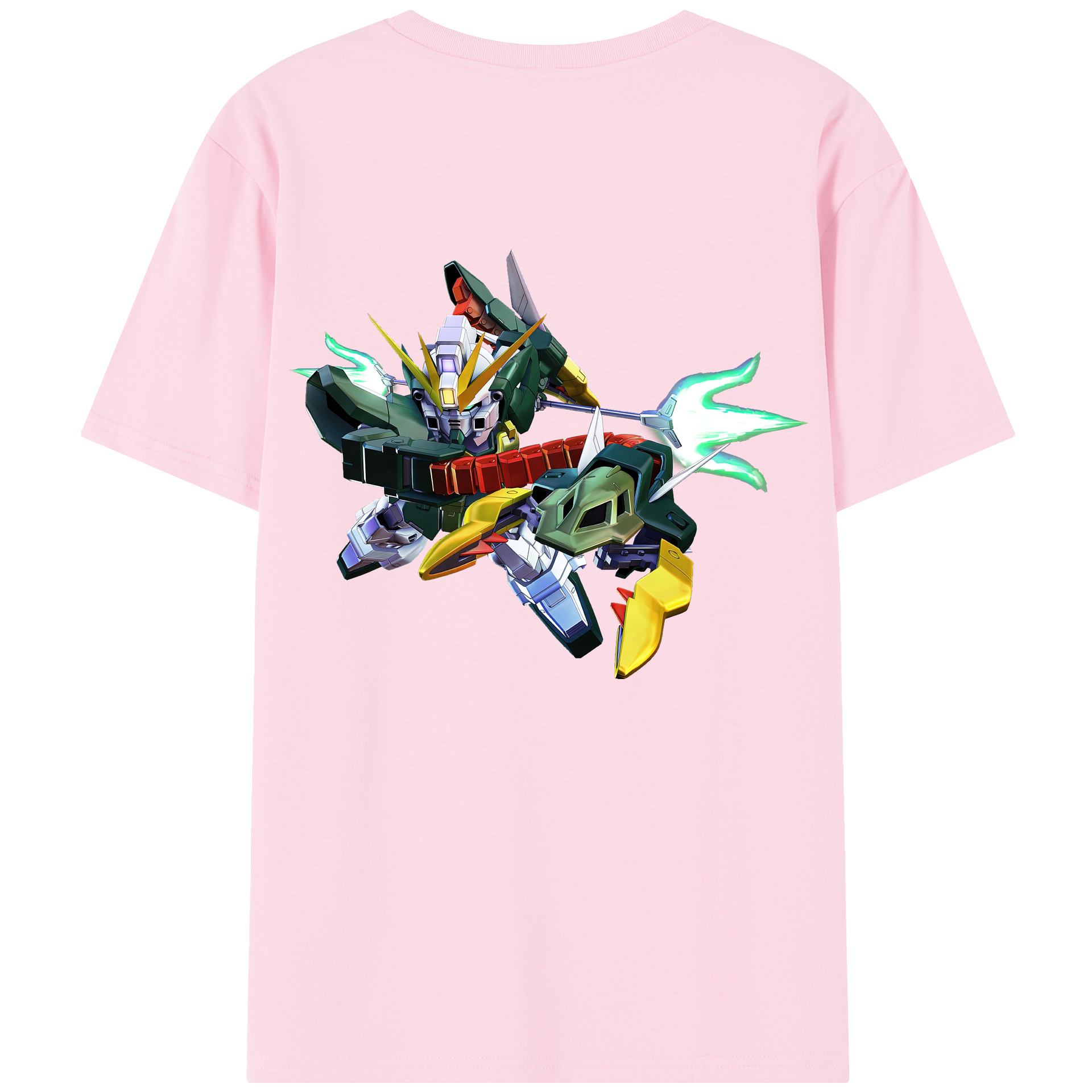 （画像用） 機動戦士ガンダム Mobile Suit Gundam 綿100％半袖Tシャツ（背面プリント）