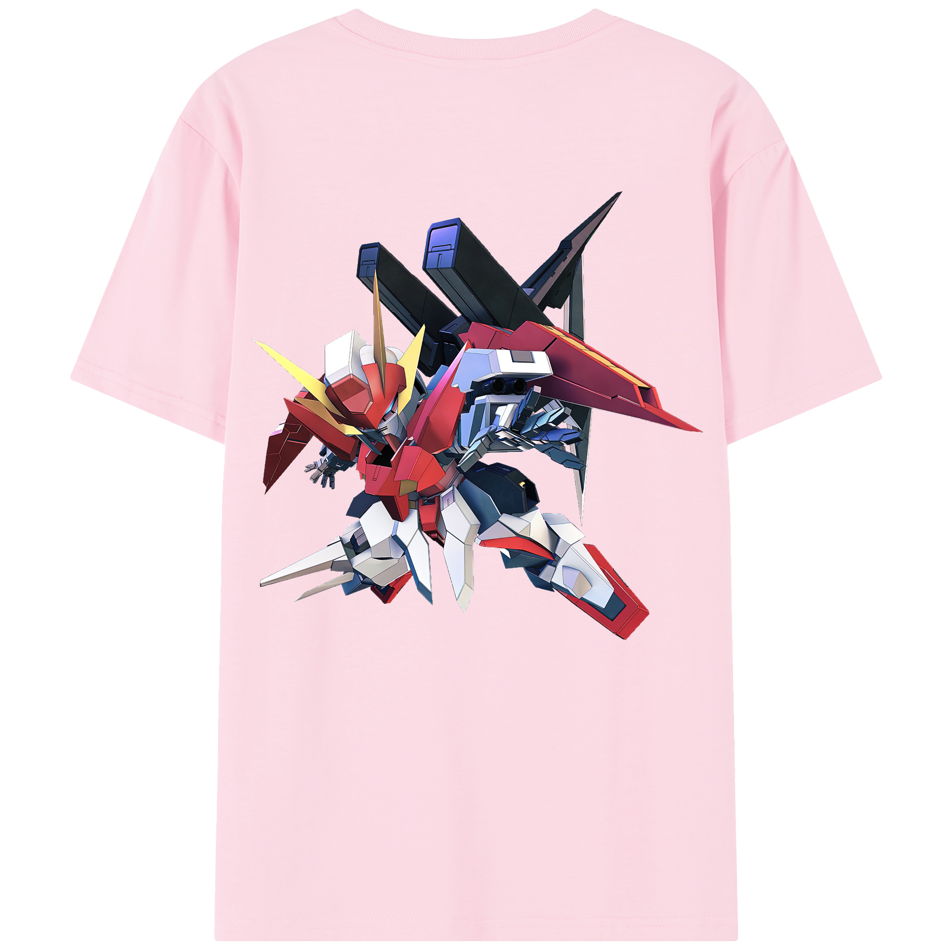 （画像用） 機動戦士ガンダム Mobile Suit Gundam 綿100％半袖Tシャツ（背面プリント）
