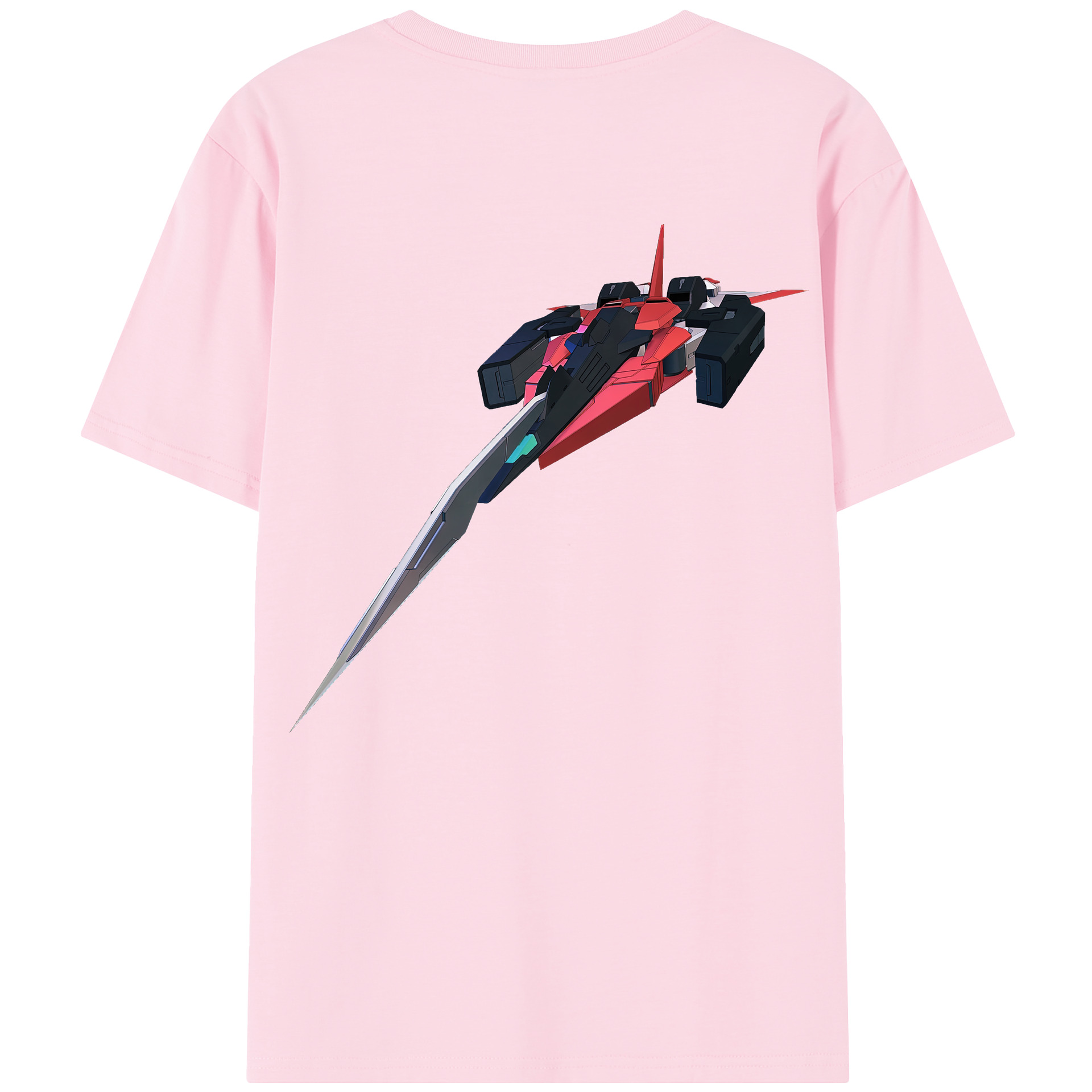（画像用） 機動戦士ガンダム Mobile Suit Gundam 綿100％半袖Tシャツ（背面プリント）
