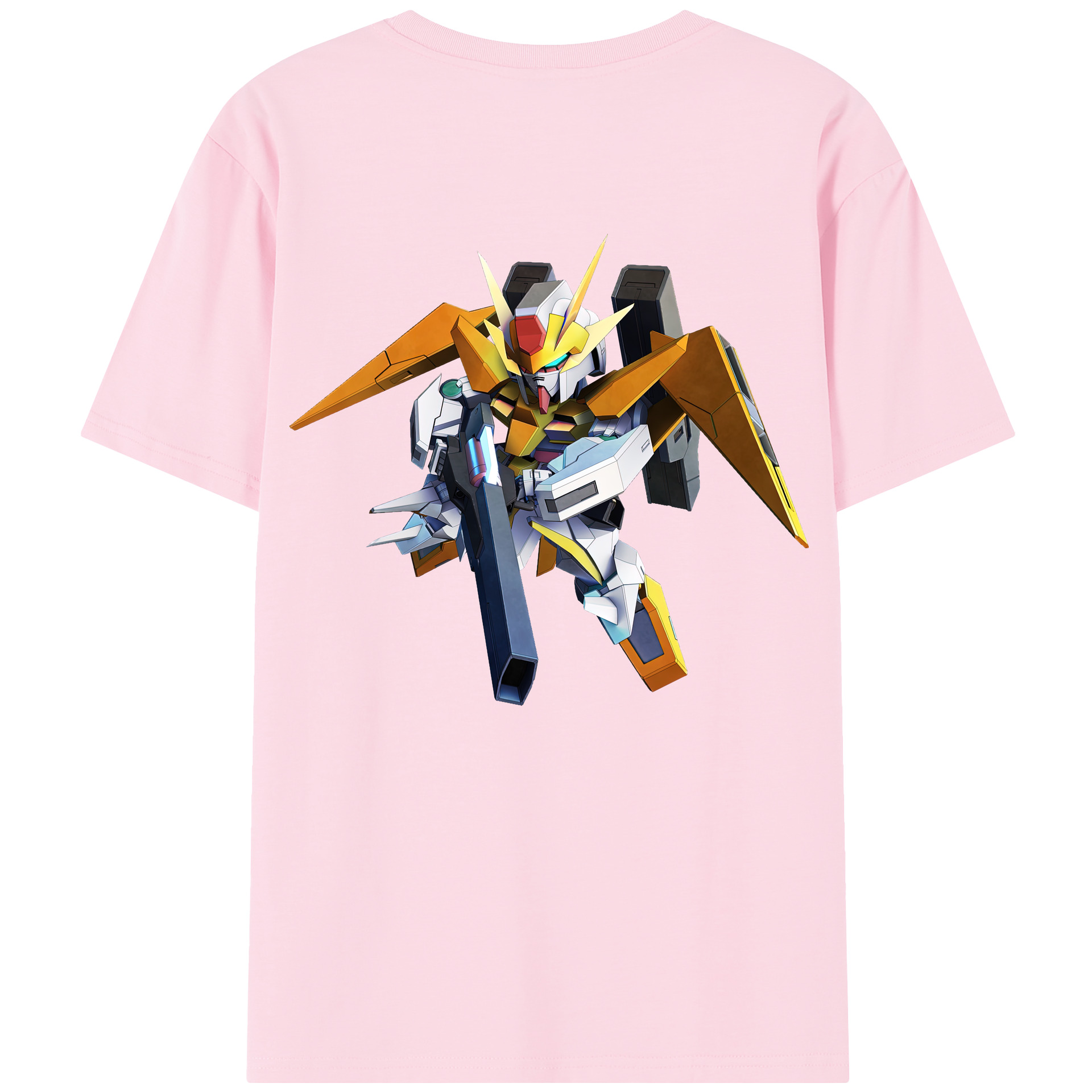 （画像用） 機動戦士ガンダム Mobile Suit Gundam 綿100％半袖Tシャツ（背面プリント）