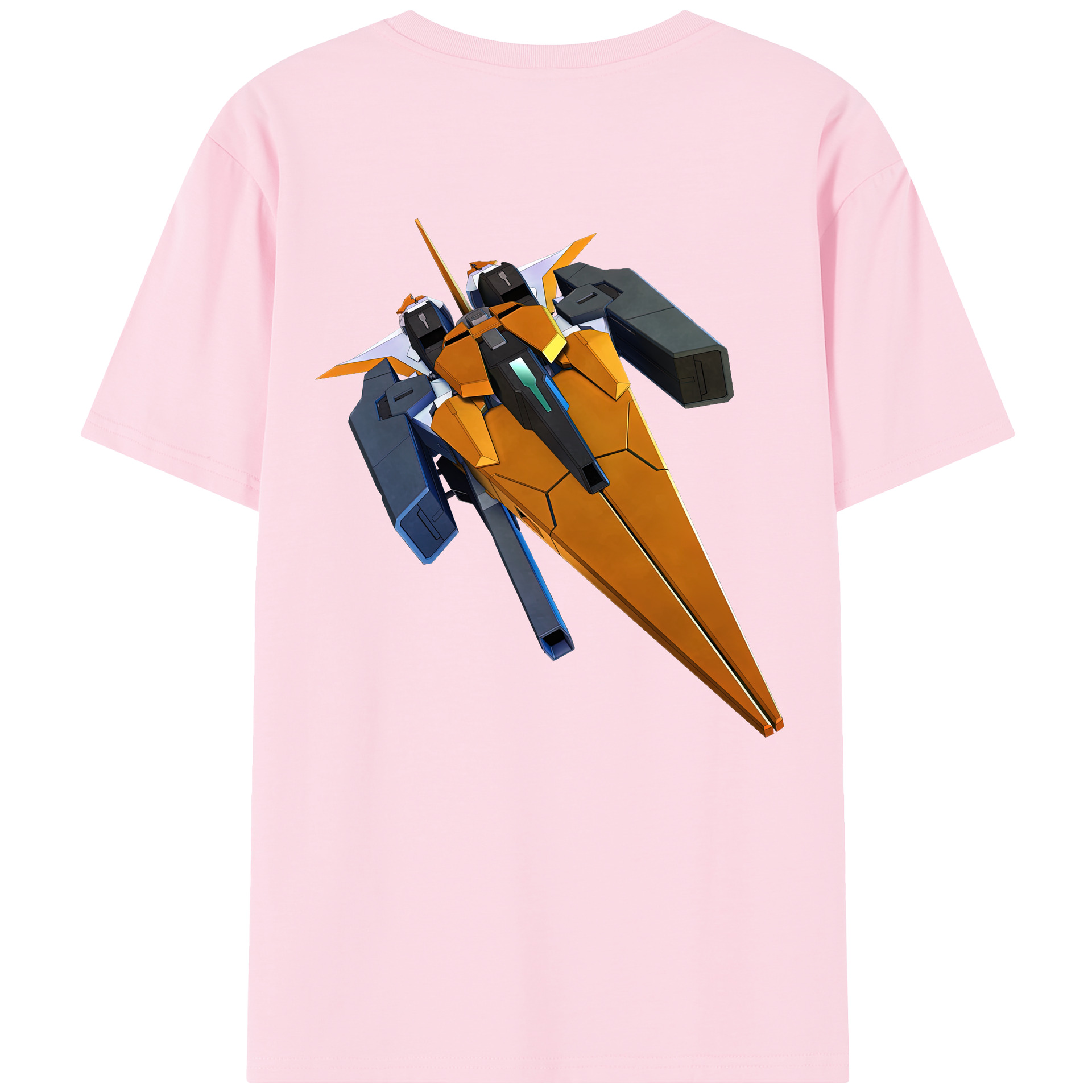 （画像用） 機動戦士ガンダム Mobile Suit Gundam 綿100％半袖Tシャツ（背面プリント）
