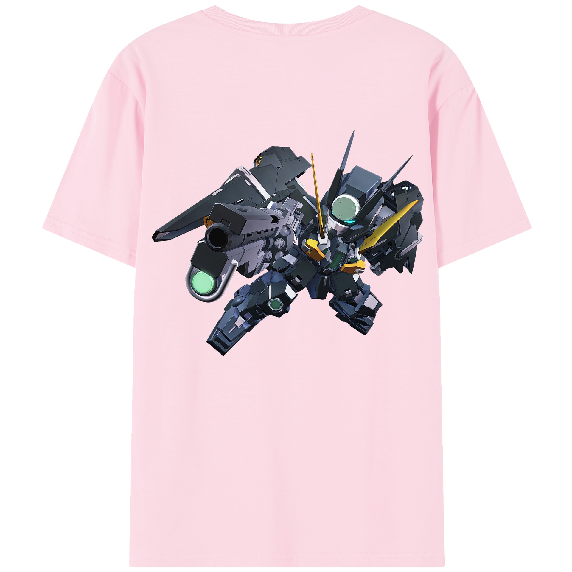 （画像用） 機動戦士ガンダム Mobile Suit Gundam 綿100％半袖Tシャツ（背面プリント）