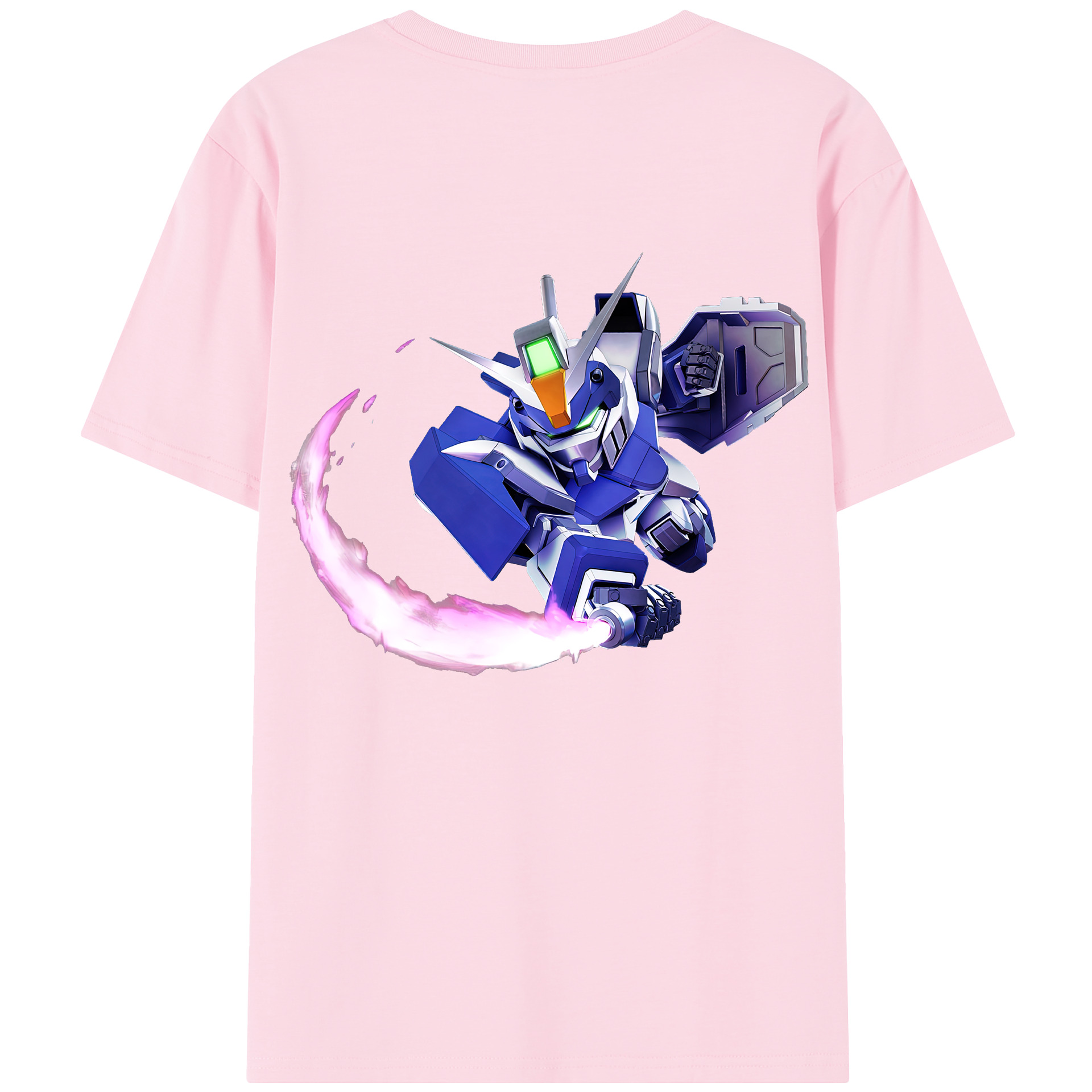 （画像用） 機動戦士ガンダム Mobile Suit Gundam 綿100％半袖Tシャツ（背面プリント）