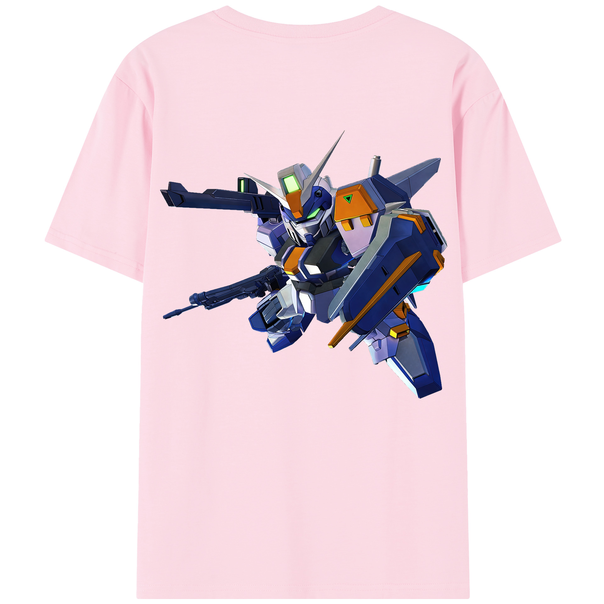 （画像用） 機動戦士ガンダム Mobile Suit Gundam 綿100％半袖Tシャツ（背面プリント）