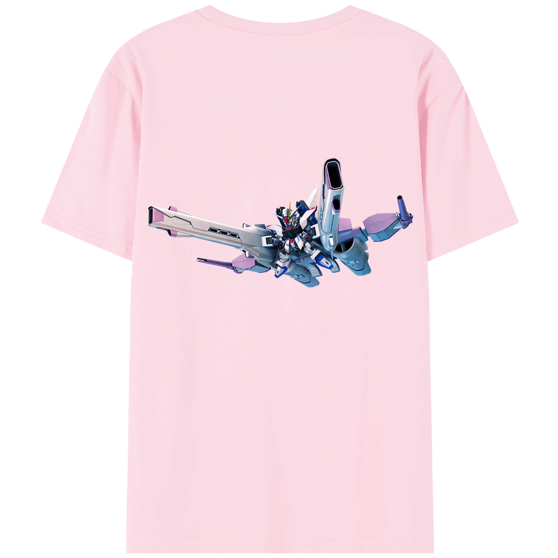 （画像用） 機動戦士ガンダム Mobile Suit Gundam 綿100％半袖Tシャツ（背面プリント）