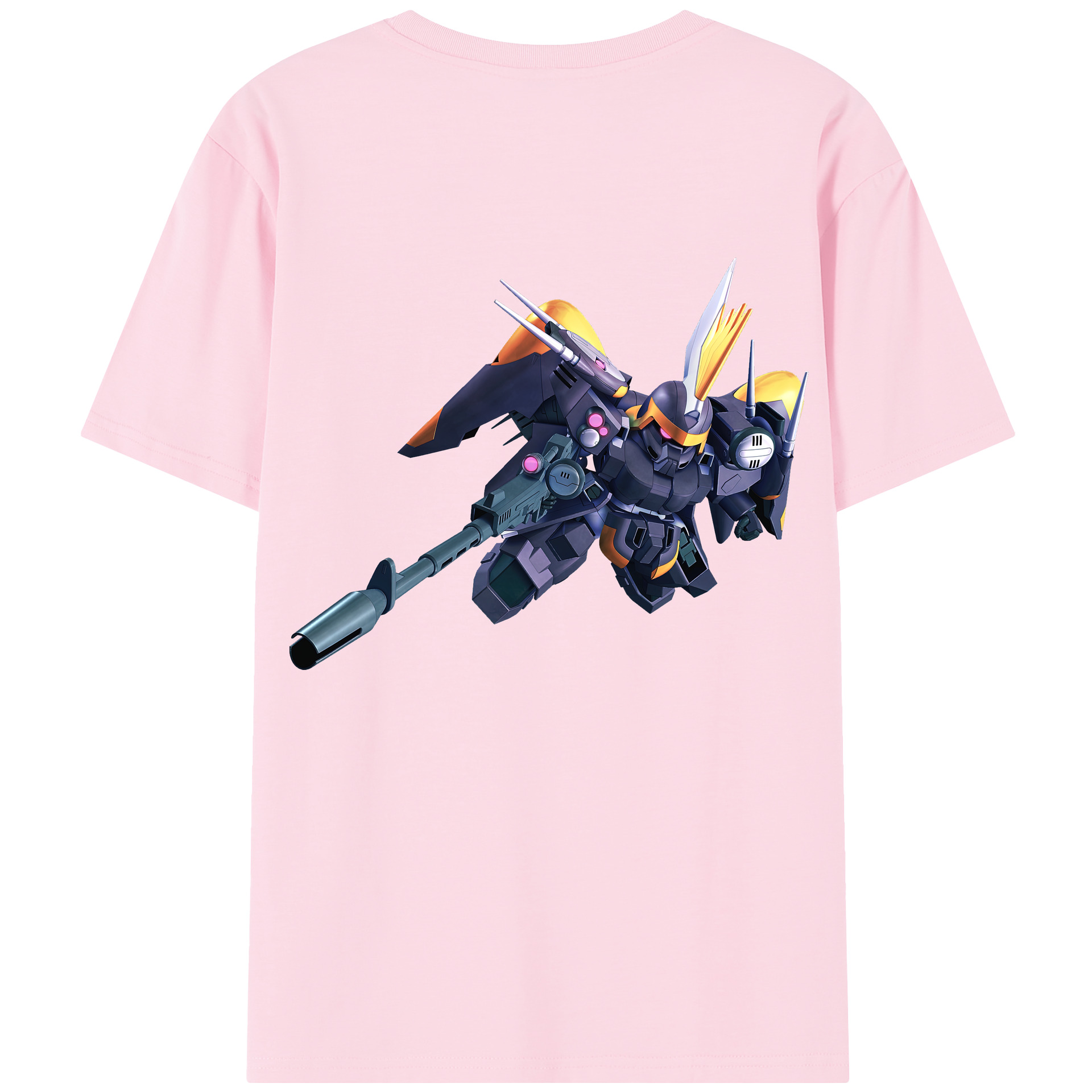 （画像用） 機動戦士ガンダム Mobile Suit Gundam 綿100％半袖Tシャツ（背面プリント）