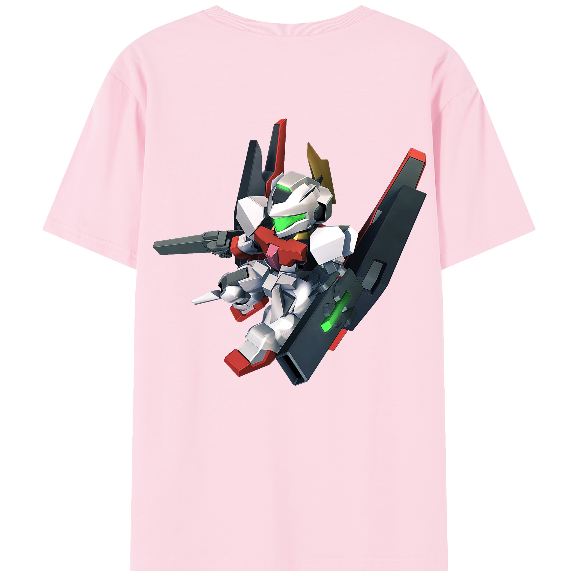 （画像用） 機動戦士ガンダム Mobile Suit Gundam 綿100％半袖Tシャツ（背面プリント）