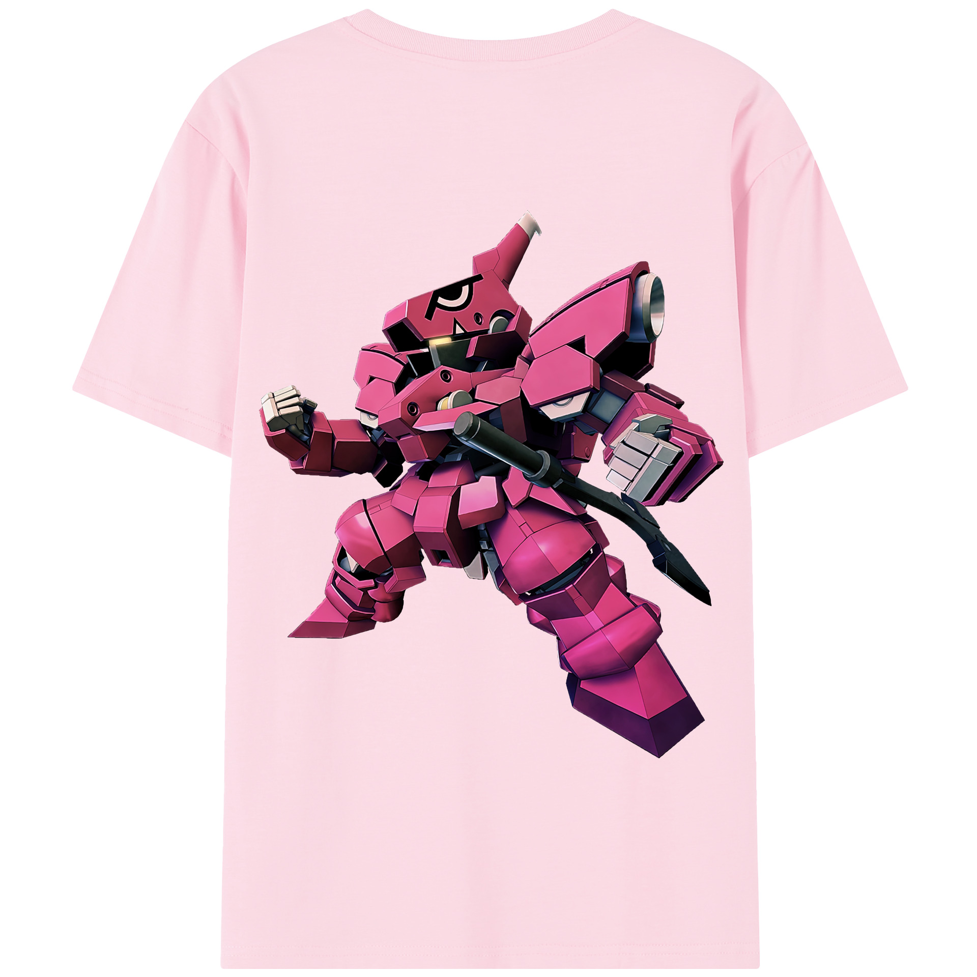 （画像用） 機動戦士ガンダム Mobile Suit Gundam 綿100％半袖Tシャツ（背面プリント）