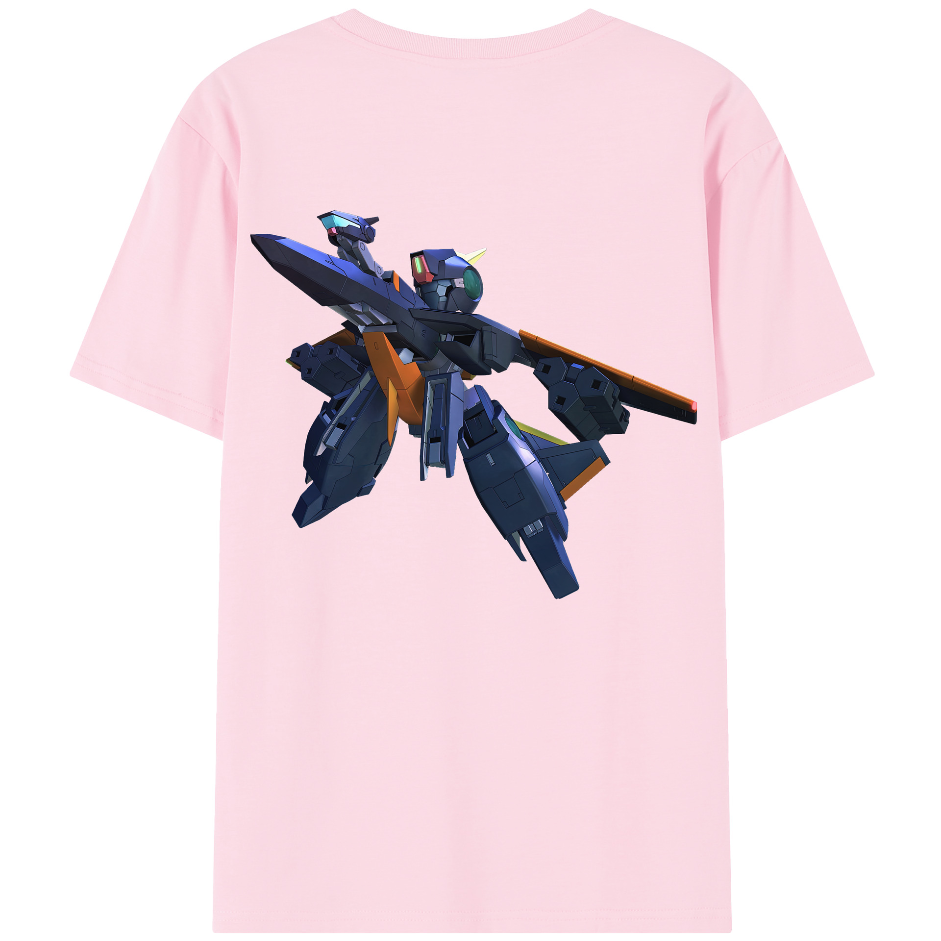 （画像用） 機動戦士ガンダム Mobile Suit Gundam 綿100％半袖Tシャツ（背面プリント）