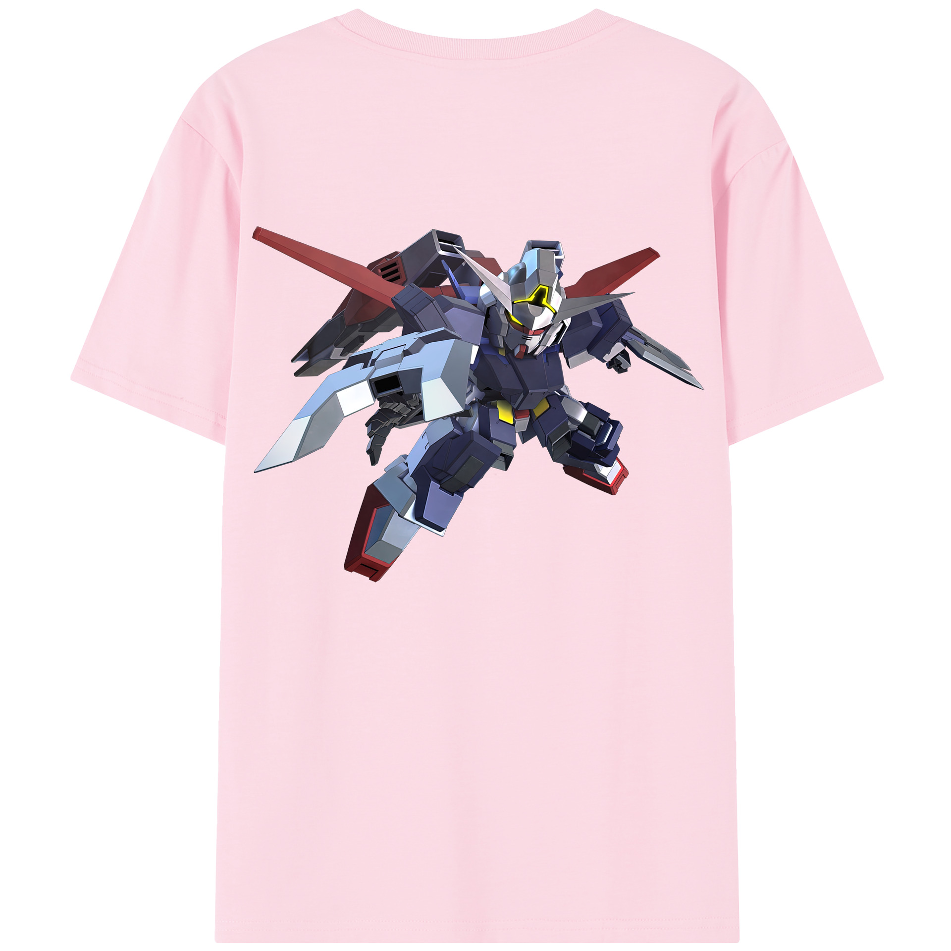 （画像用） 機動戦士ガンダム Mobile Suit Gundam 綿100％半袖Tシャツ（背面プリント）