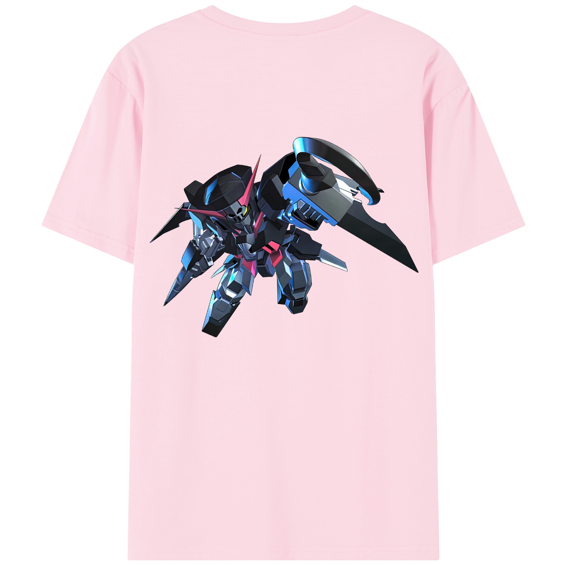 （画像用） 機動戦士ガンダム Mobile Suit Gundam 綿100％半袖Tシャツ（背面プリント）
