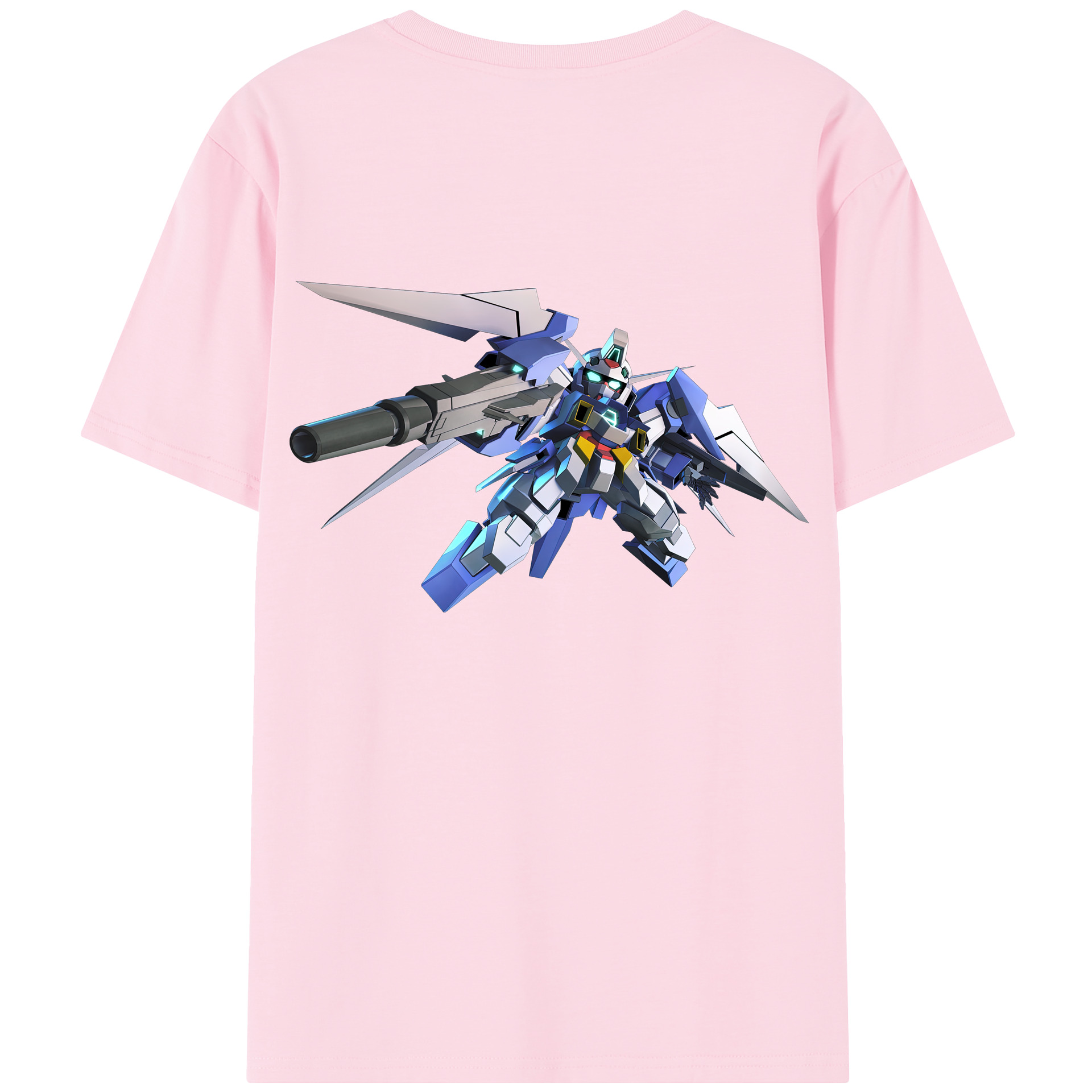 （画像用） 機動戦士ガンダム Mobile Suit Gundam 綿100％半袖Tシャツ（背面プリント）