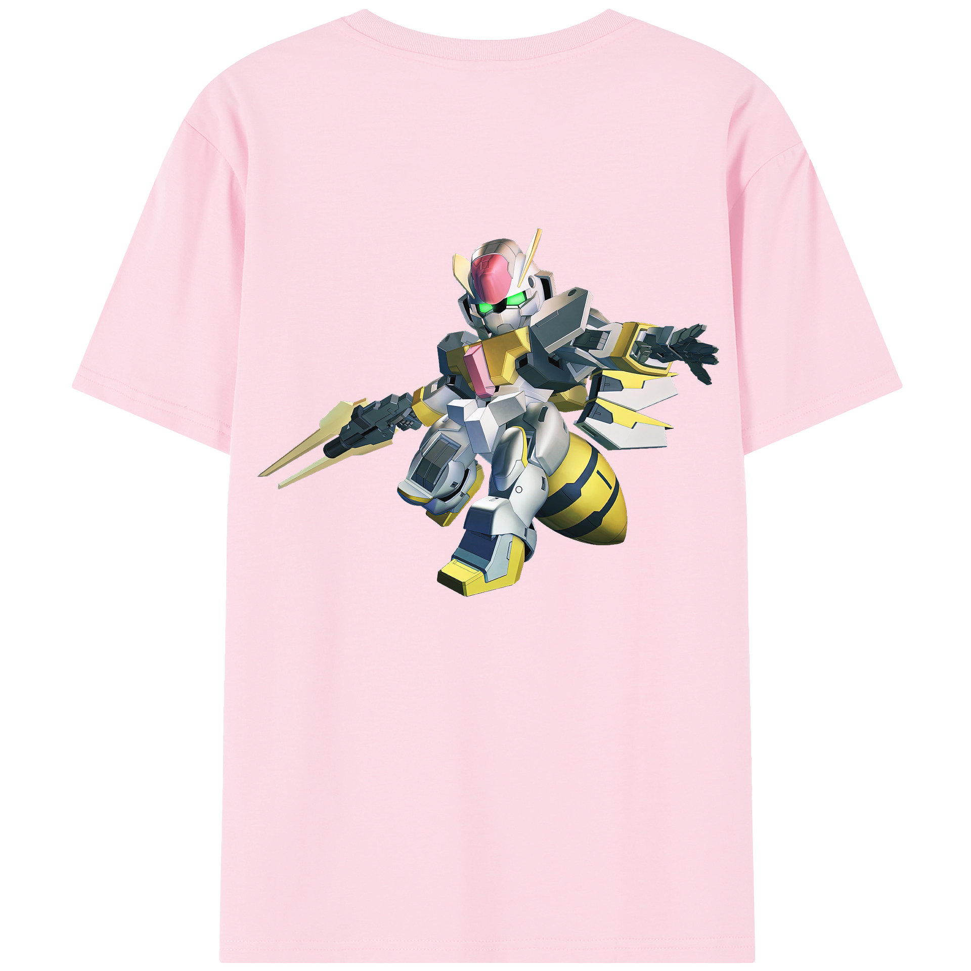 （画像用） 機動戦士ガンダム Mobile Suit Gundam 綿100％半袖Tシャツ（背面プリント）