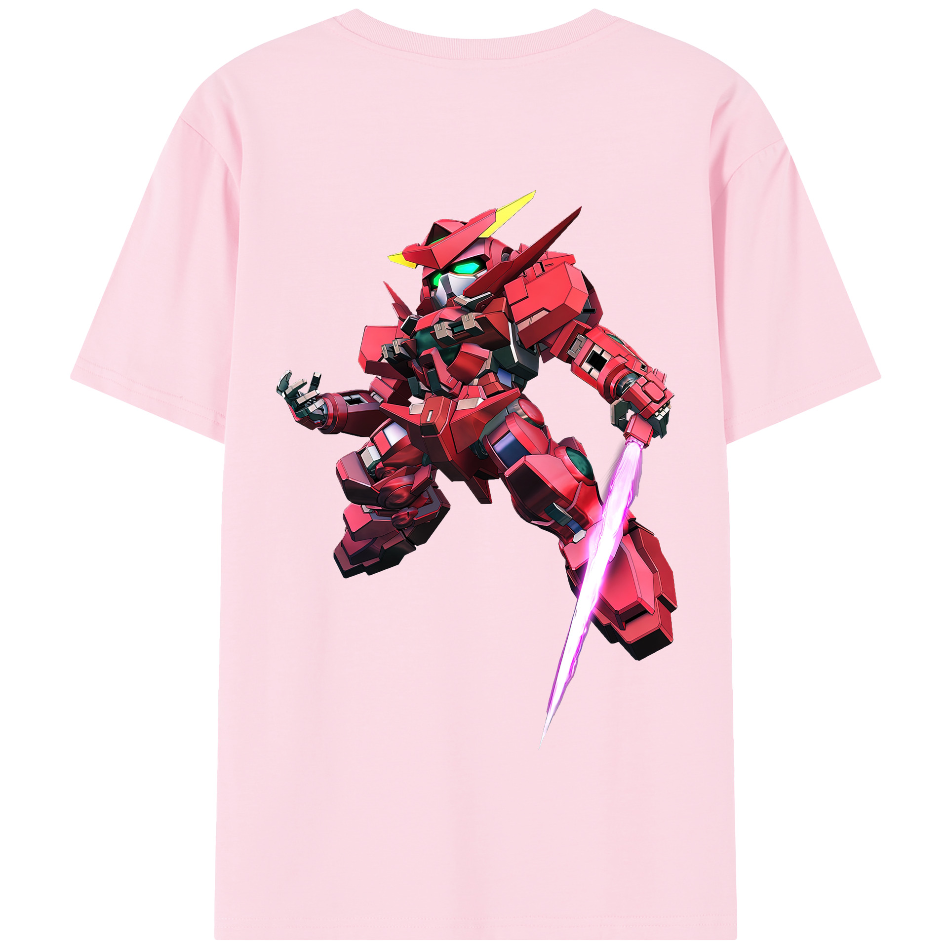 （画像用） 機動戦士ガンダム Mobile Suit Gundam 綿100％半袖Tシャツ（背面プリント）