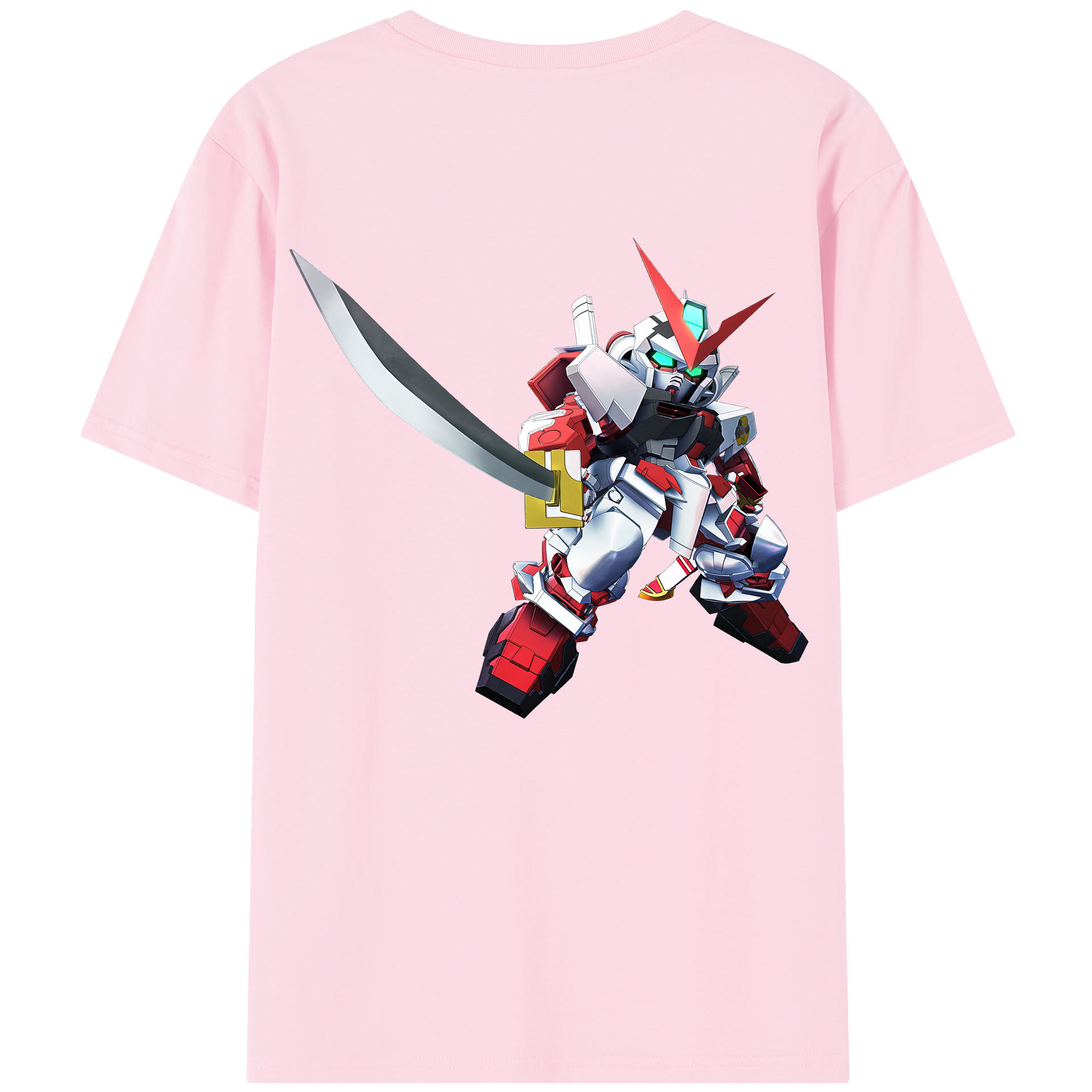 （画像用） 機動戦士ガンダム Mobile Suit Gundam 綿100％半袖Tシャツ（背面プリント）