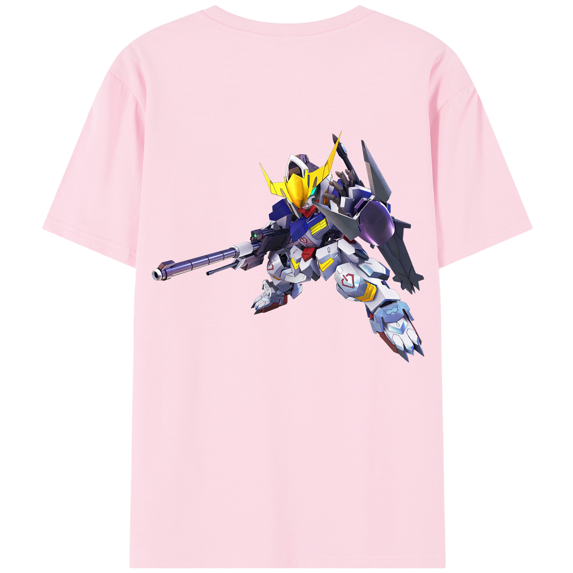 （画像用） 機動戦士ガンダム Mobile Suit Gundam 綿100％半袖Tシャツ（背面プリント）