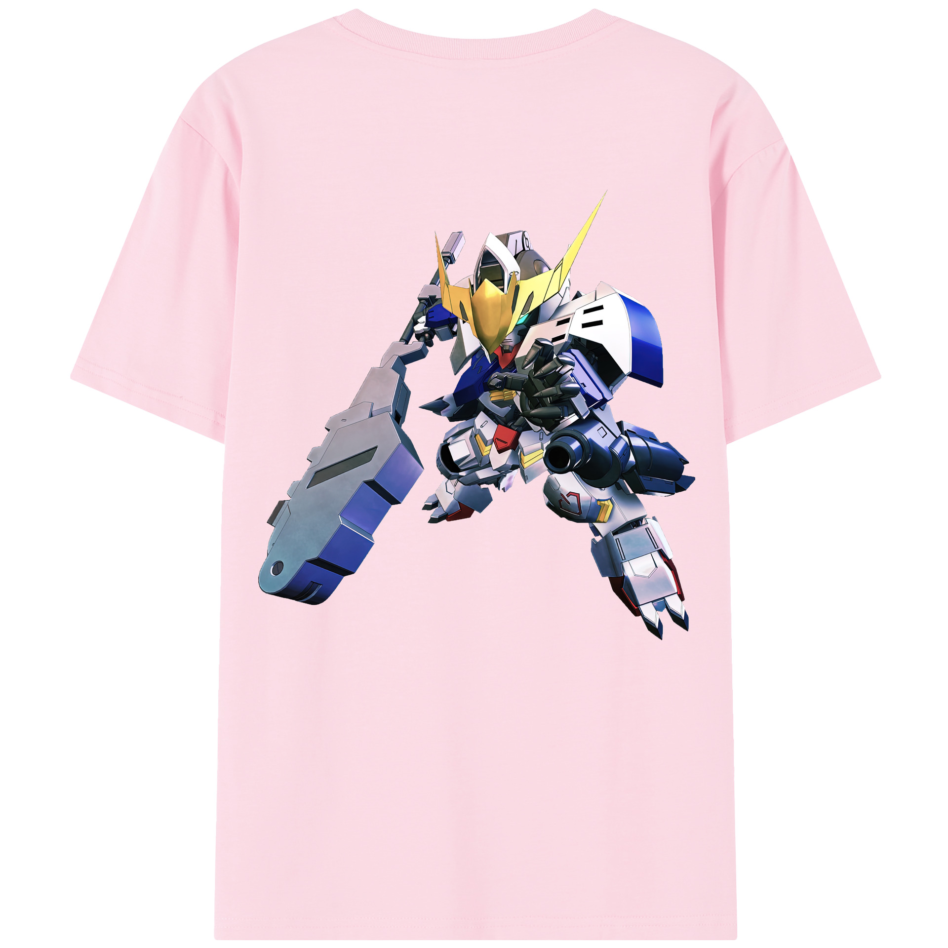 （画像用） 機動戦士ガンダム Mobile Suit Gundam 綿100％半袖Tシャツ（背面プリント）