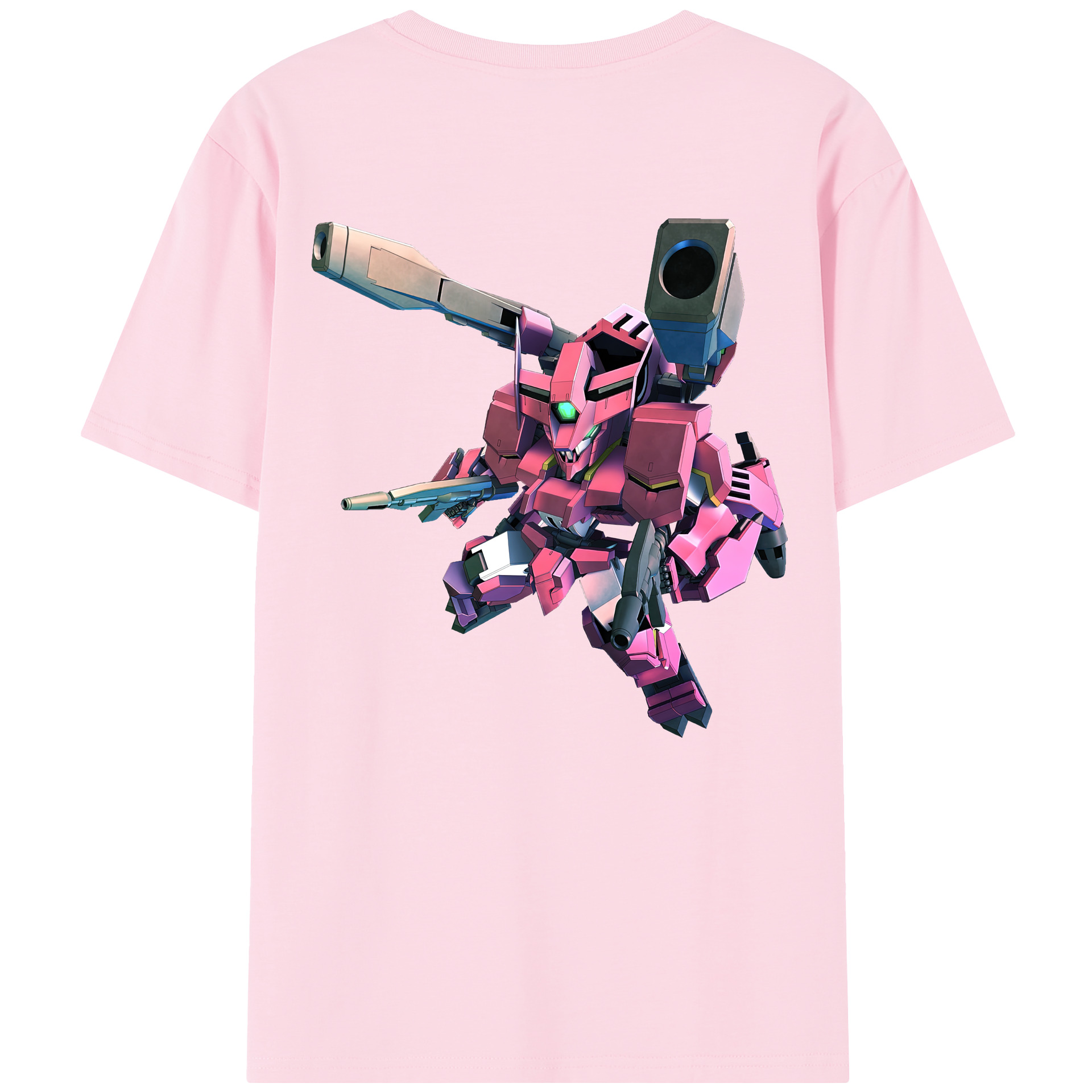 （画像用） 機動戦士ガンダム Mobile Suit Gundam 綿100％半袖Tシャツ（背面プリント）