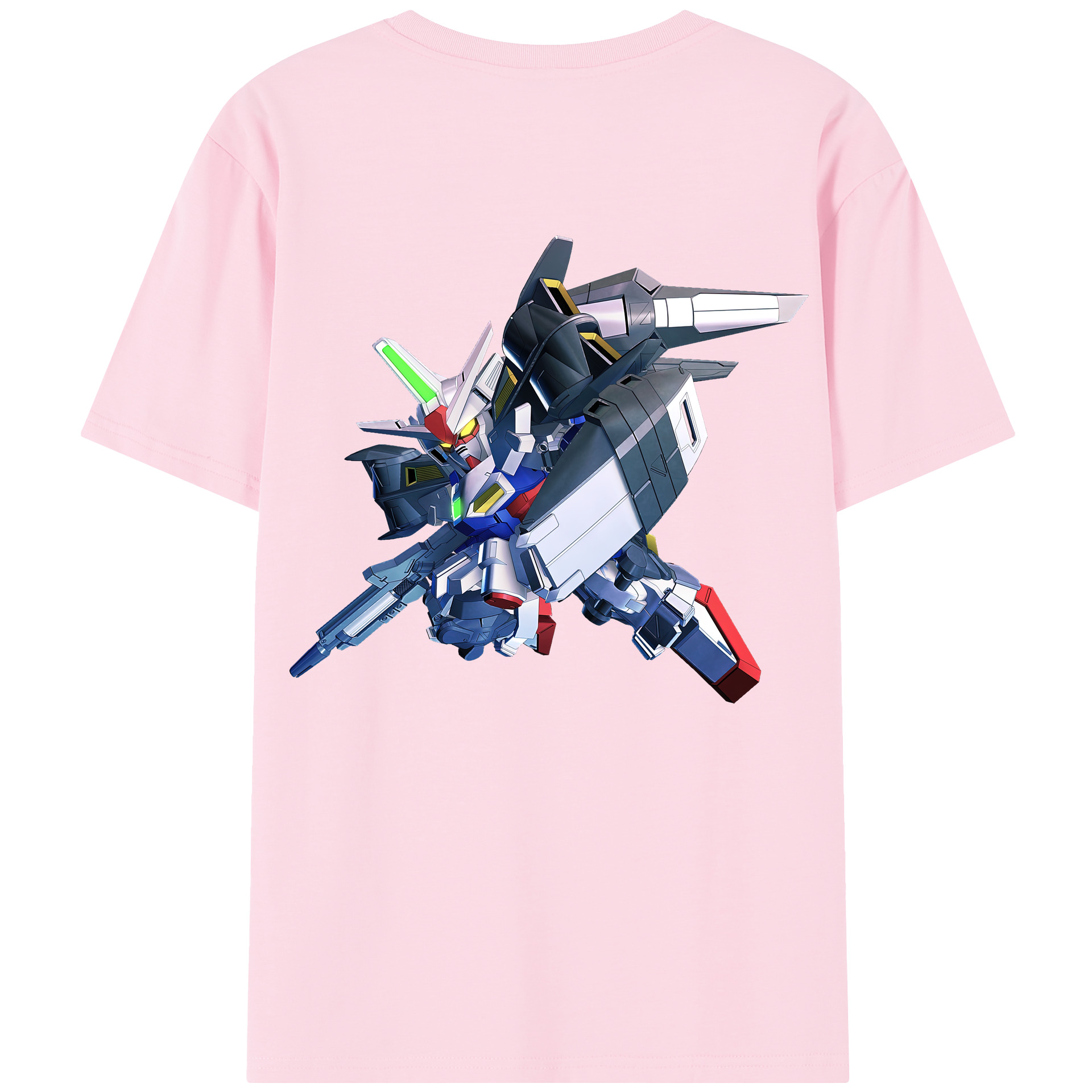 （画像用） 機動戦士ガンダム Mobile Suit Gundam 綿100％半袖Tシャツ（背面プリント）