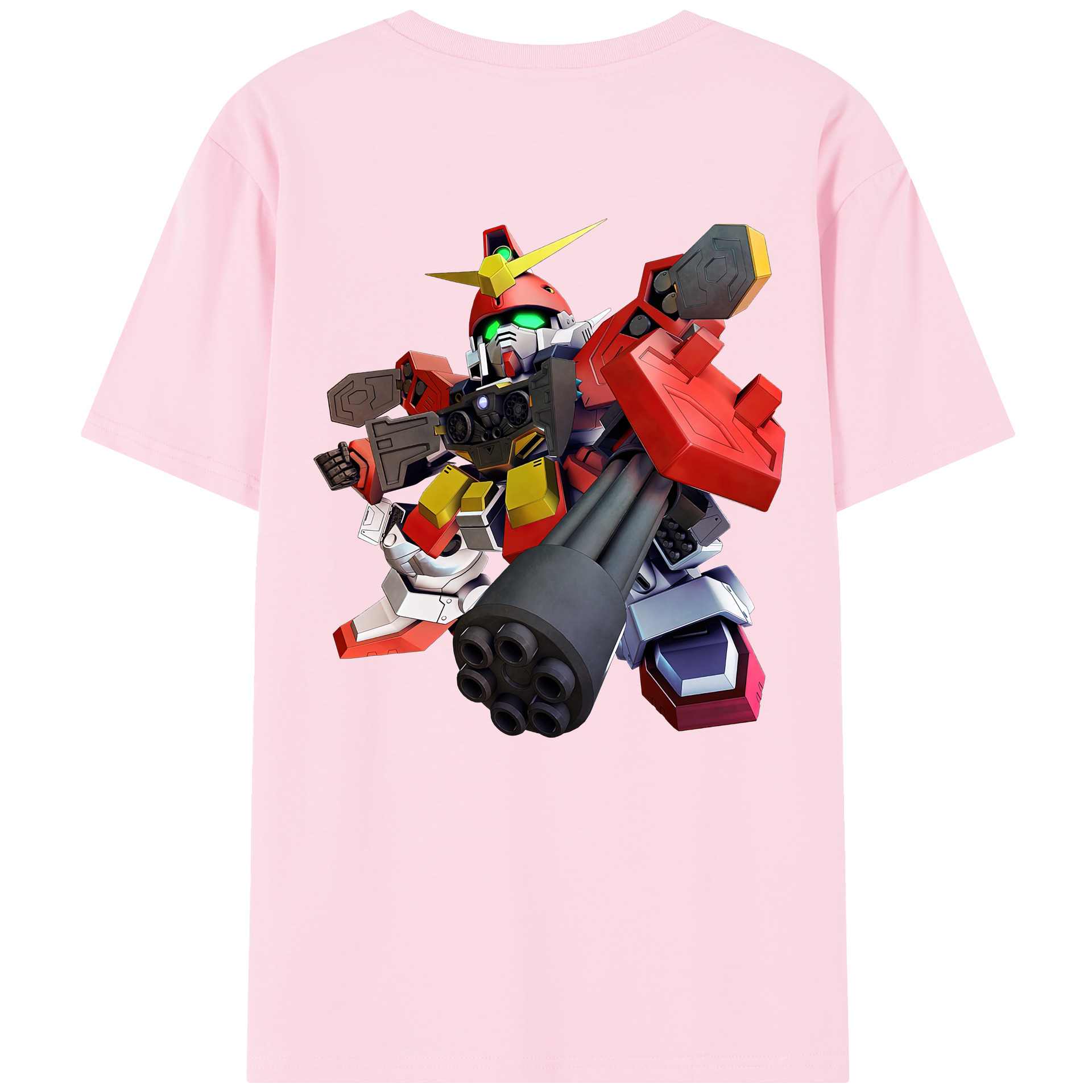 （画像用） 機動戦士ガンダム Mobile Suit Gundam 綿100％半袖Tシャツ（背面プリント）