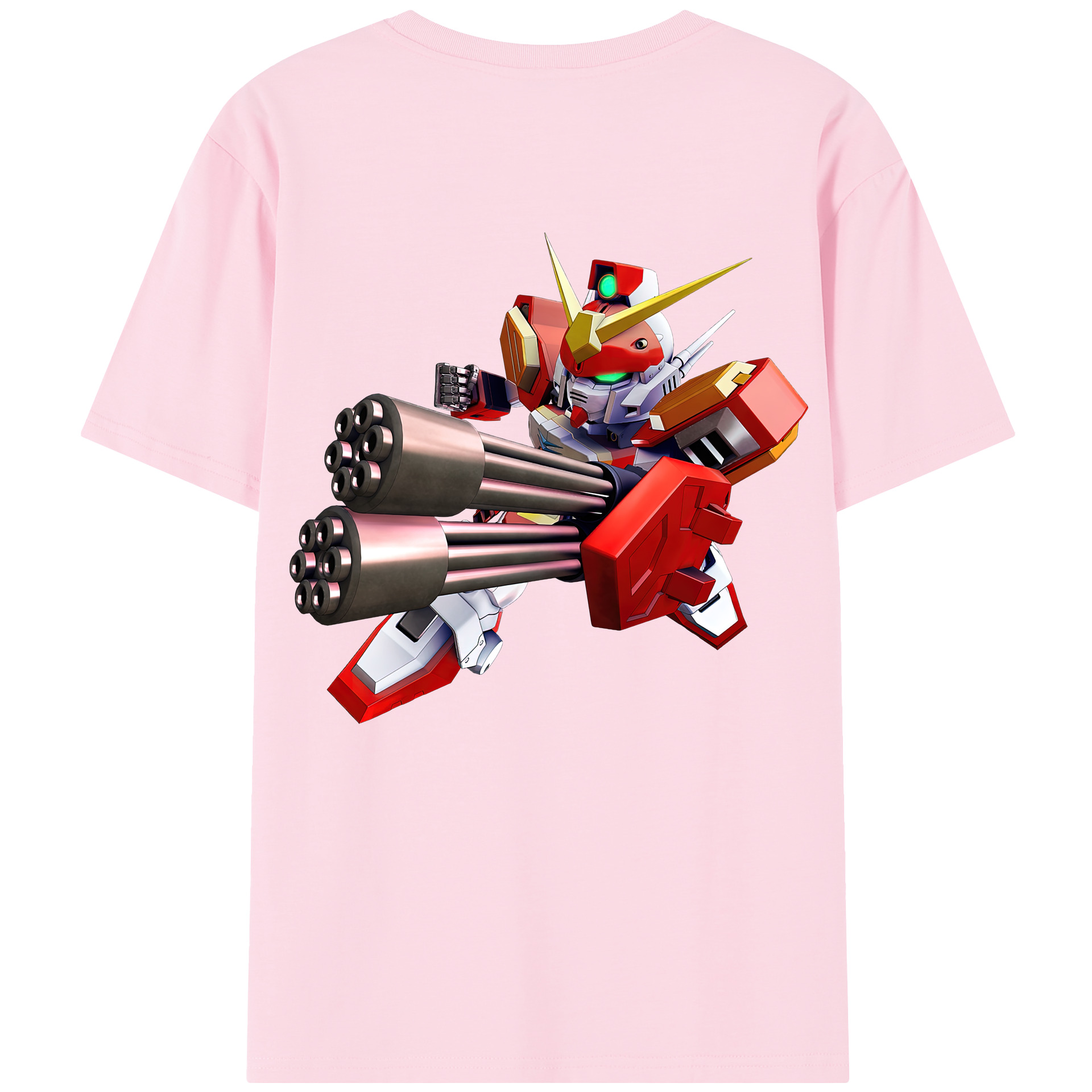 （画像用） 機動戦士ガンダム Mobile Suit Gundam 綿100％半袖Tシャツ（背面プリント）