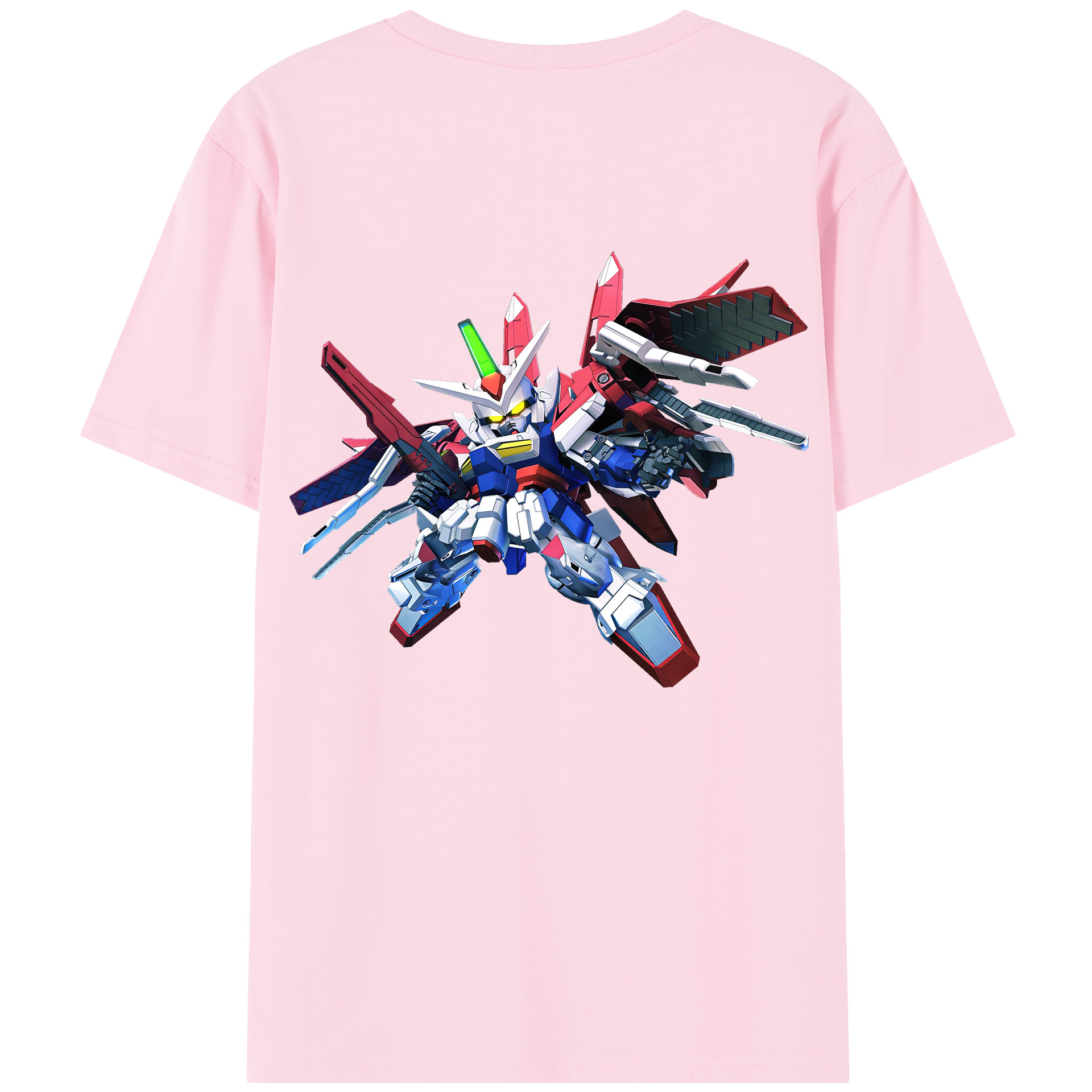 （画像用） 機動戦士ガンダム Mobile Suit Gundam 綿100％半袖Tシャツ（背面プリント）