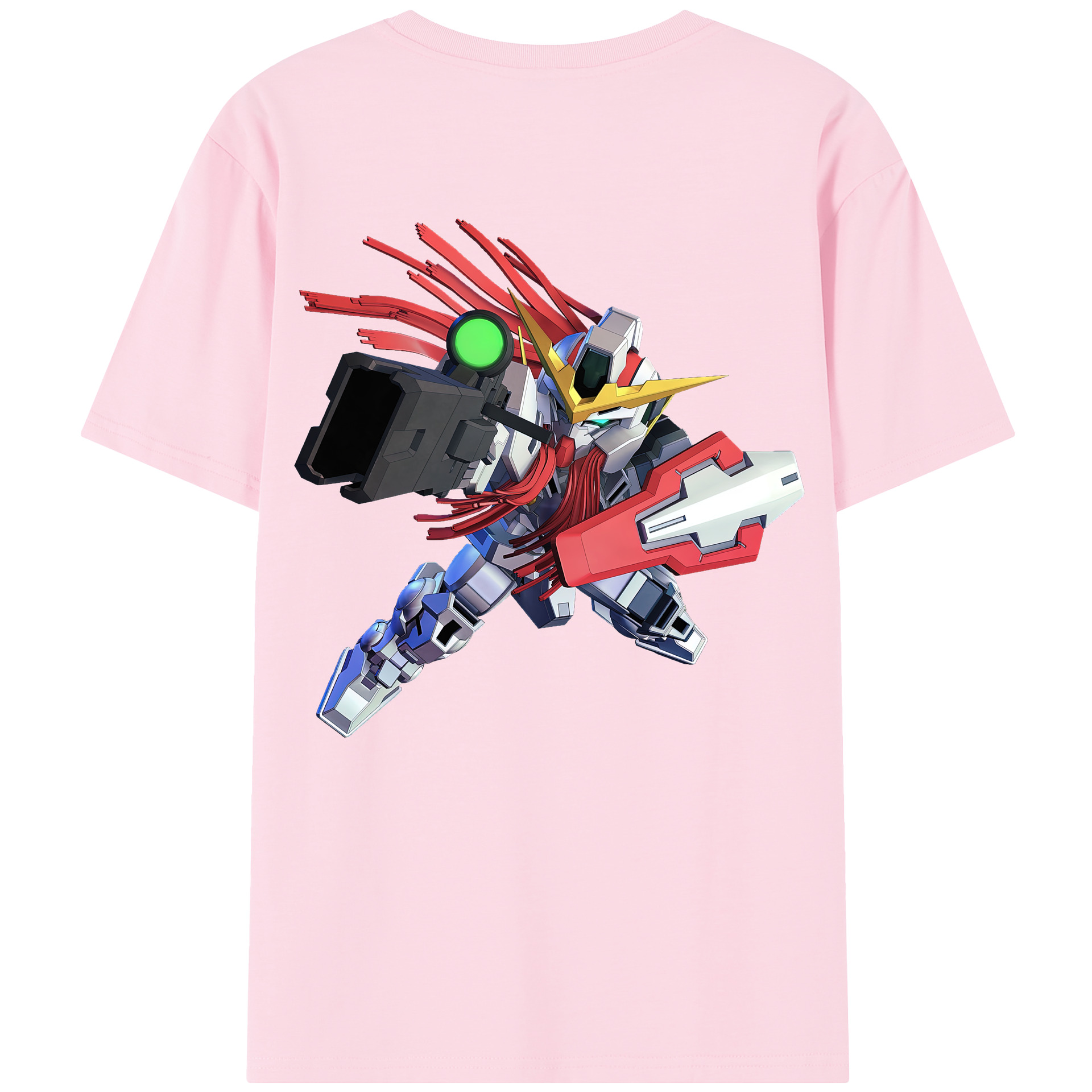 （画像用） 機動戦士ガンダム Mobile Suit Gundam 綿100％半袖Tシャツ（背面プリント）