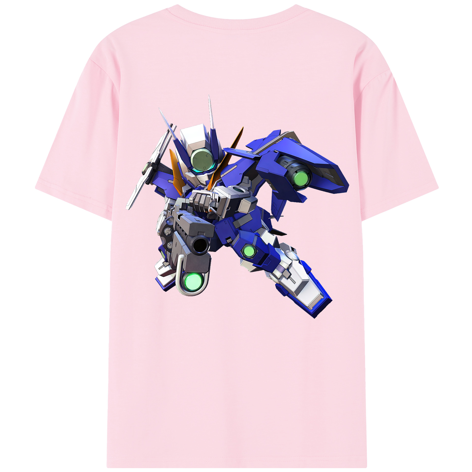 （画像用） 機動戦士ガンダム Mobile Suit Gundam 綿100％半袖Tシャツ（背面プリント）