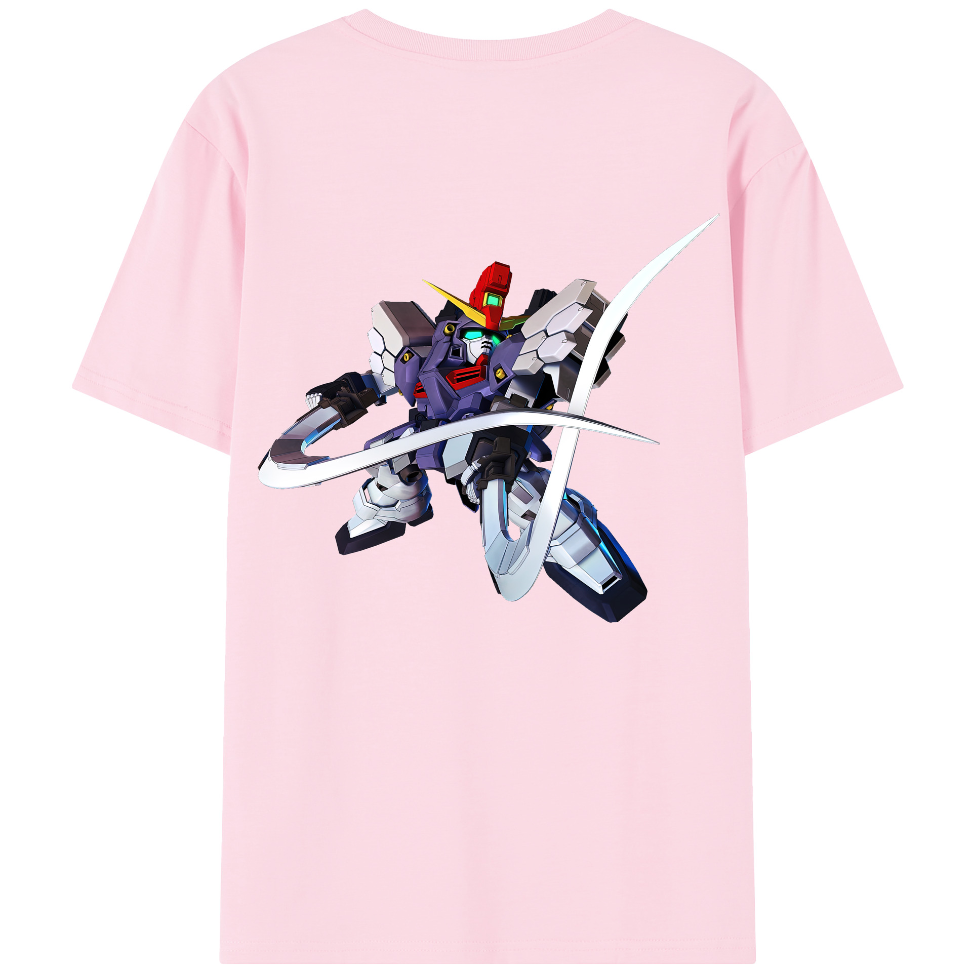 （画像用） 機動戦士ガンダム Mobile Suit Gundam 綿100％半袖Tシャツ（背面プリント）
