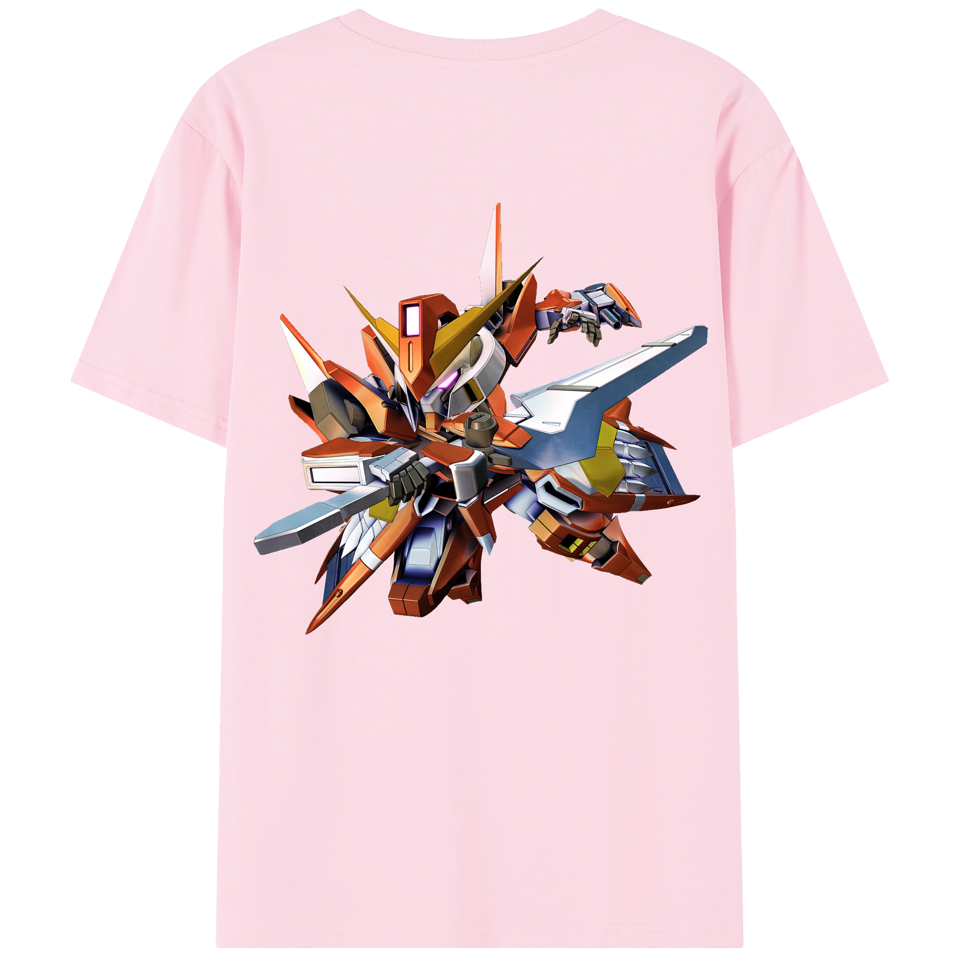 （画像用） 機動戦士ガンダム Mobile Suit Gundam 綿100％半袖Tシャツ（背面プリント）